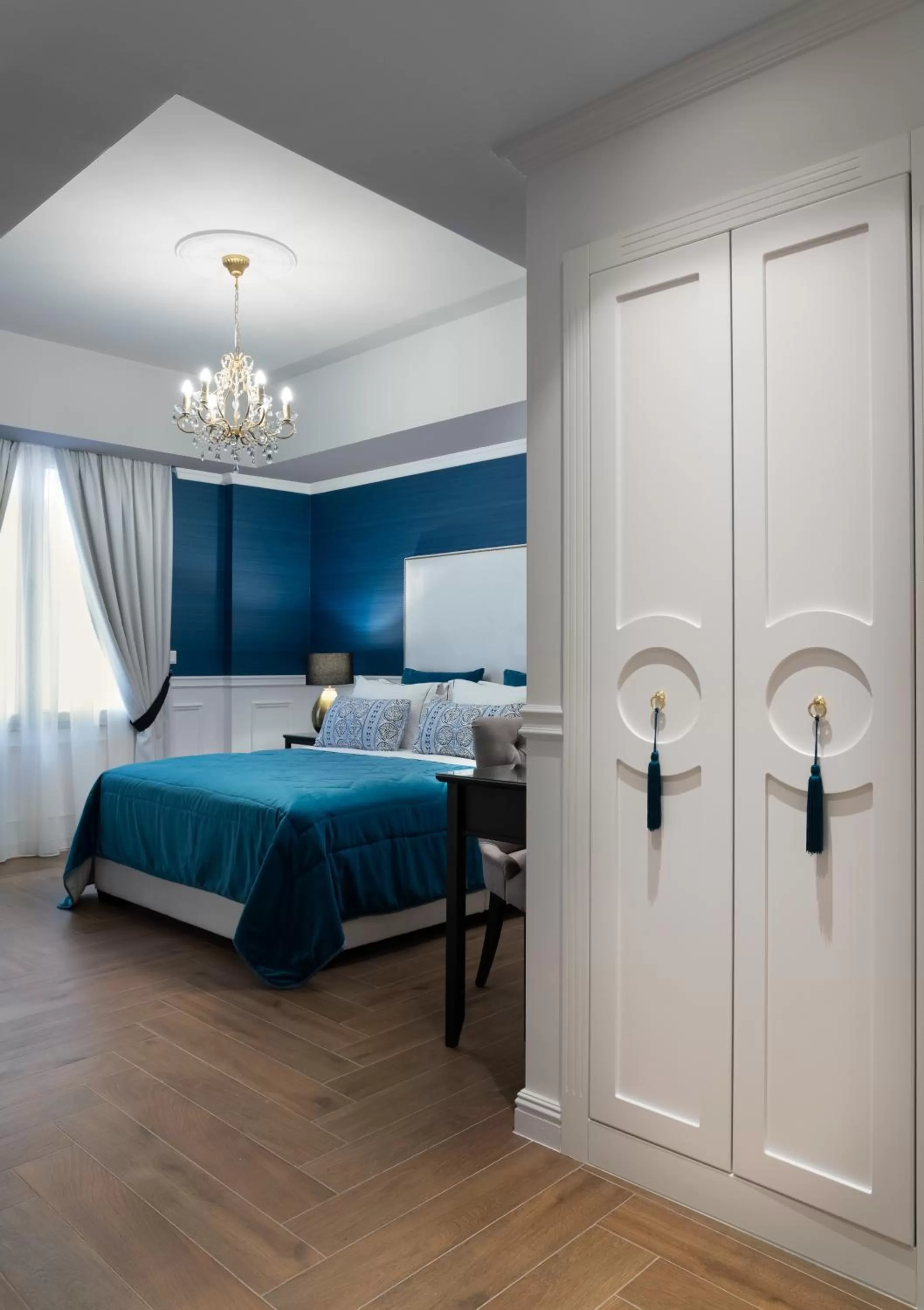 Bedroom, Bed in Evripidou Suites