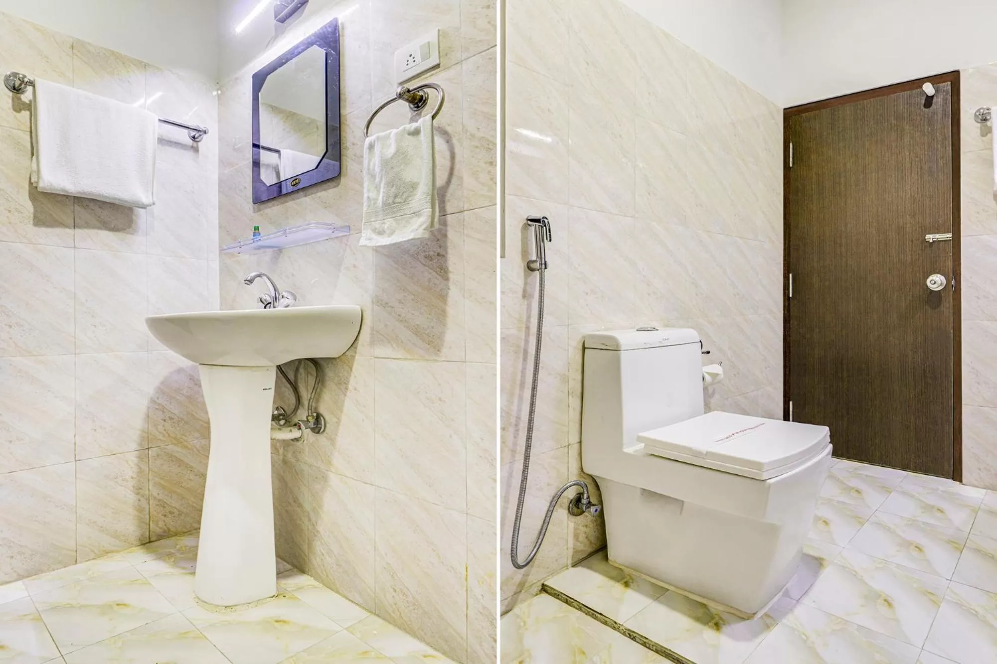 Toilet, Bathroom in FabHotel Greenery View Middle Lingding ICAR Road