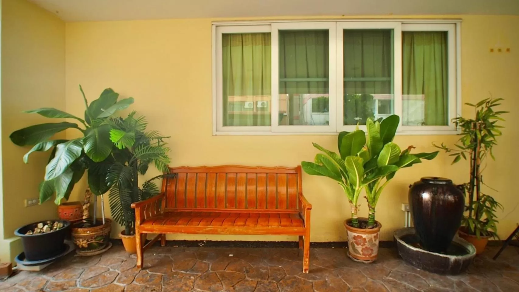 Garden view in Salin Home Hotel Ramkhamhaeng