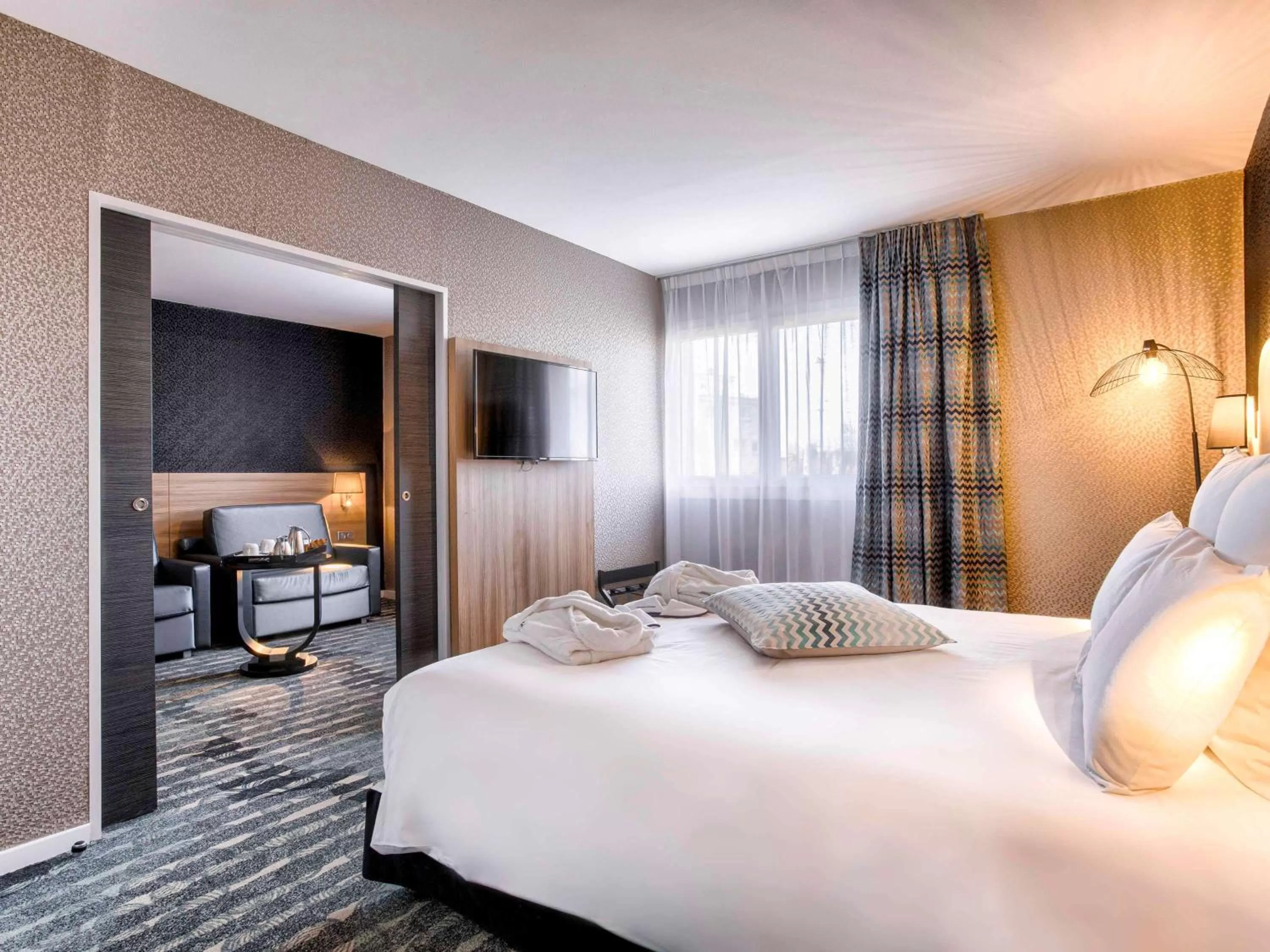 Privilege Suite with One Double Bed and One Sofa Bed in Mercure Cabourg Hôtel & Spa