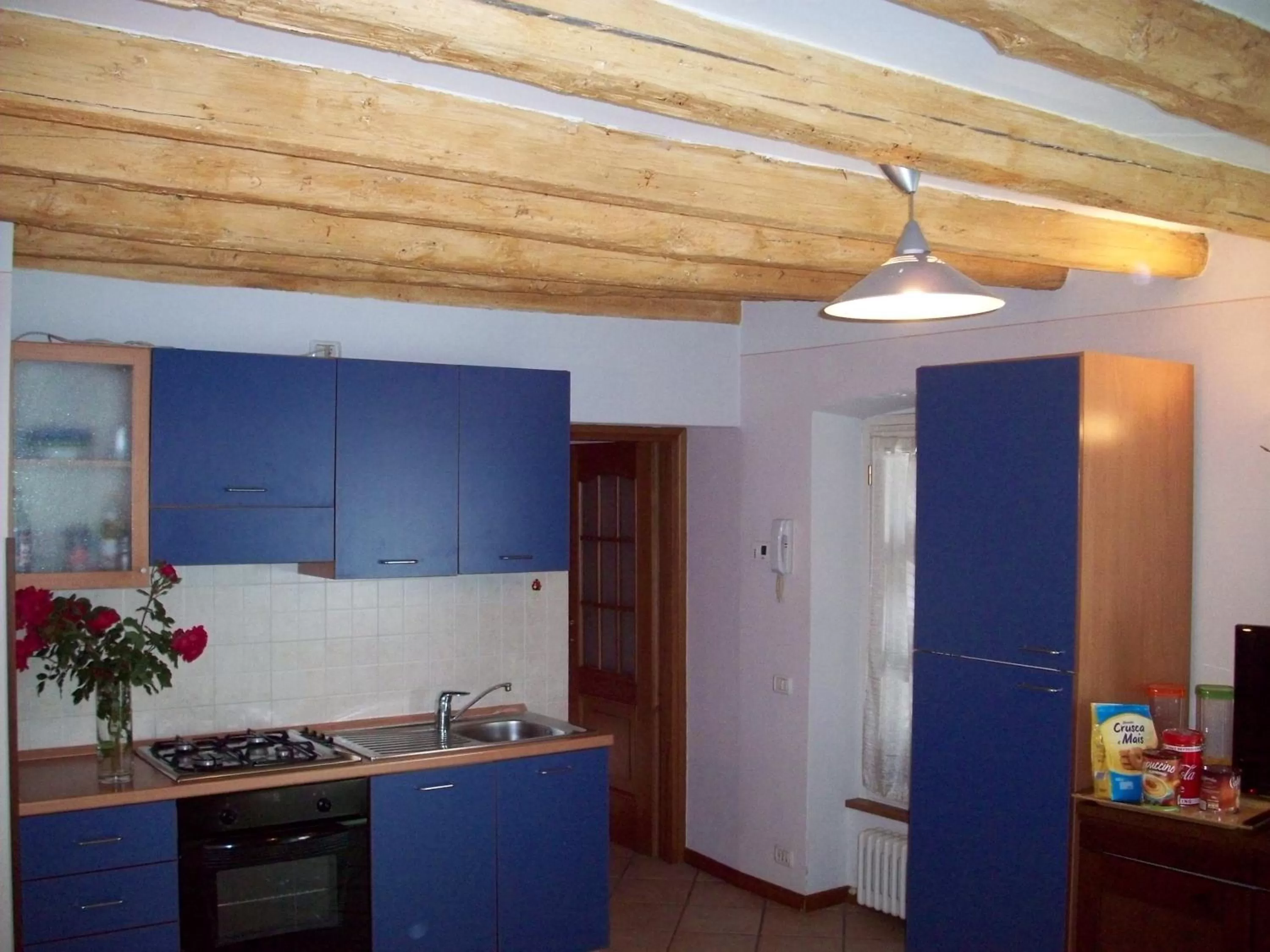 Kitchen or kitchenette in Zaffiro Blu Airport