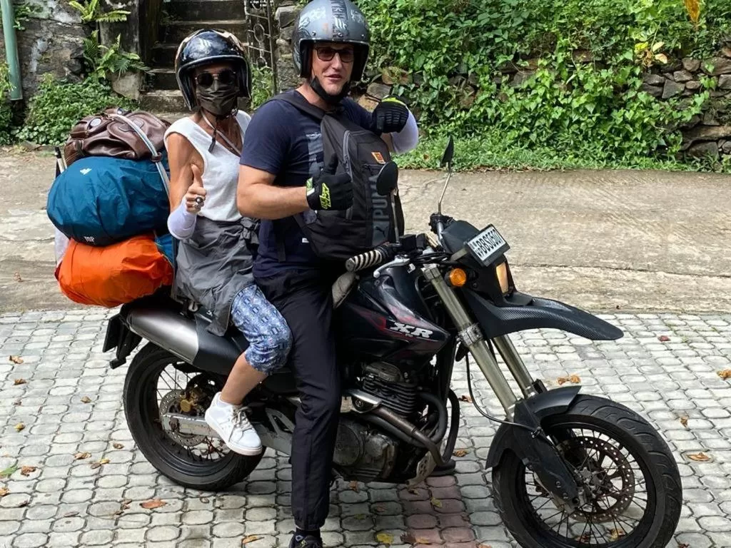 Biking in Kandy Rivers Edge Nature Resort