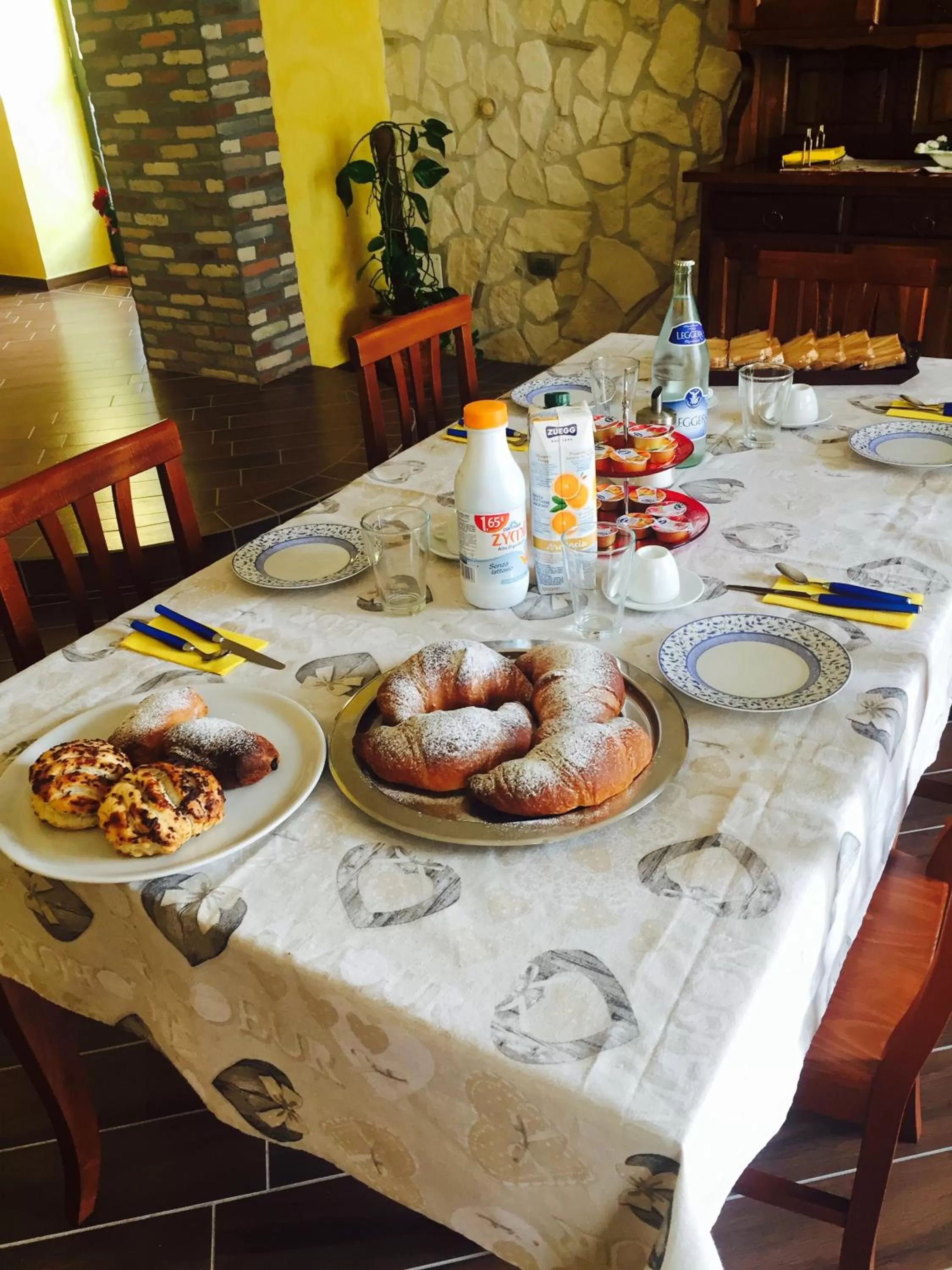 Italian breakfast in San Michele