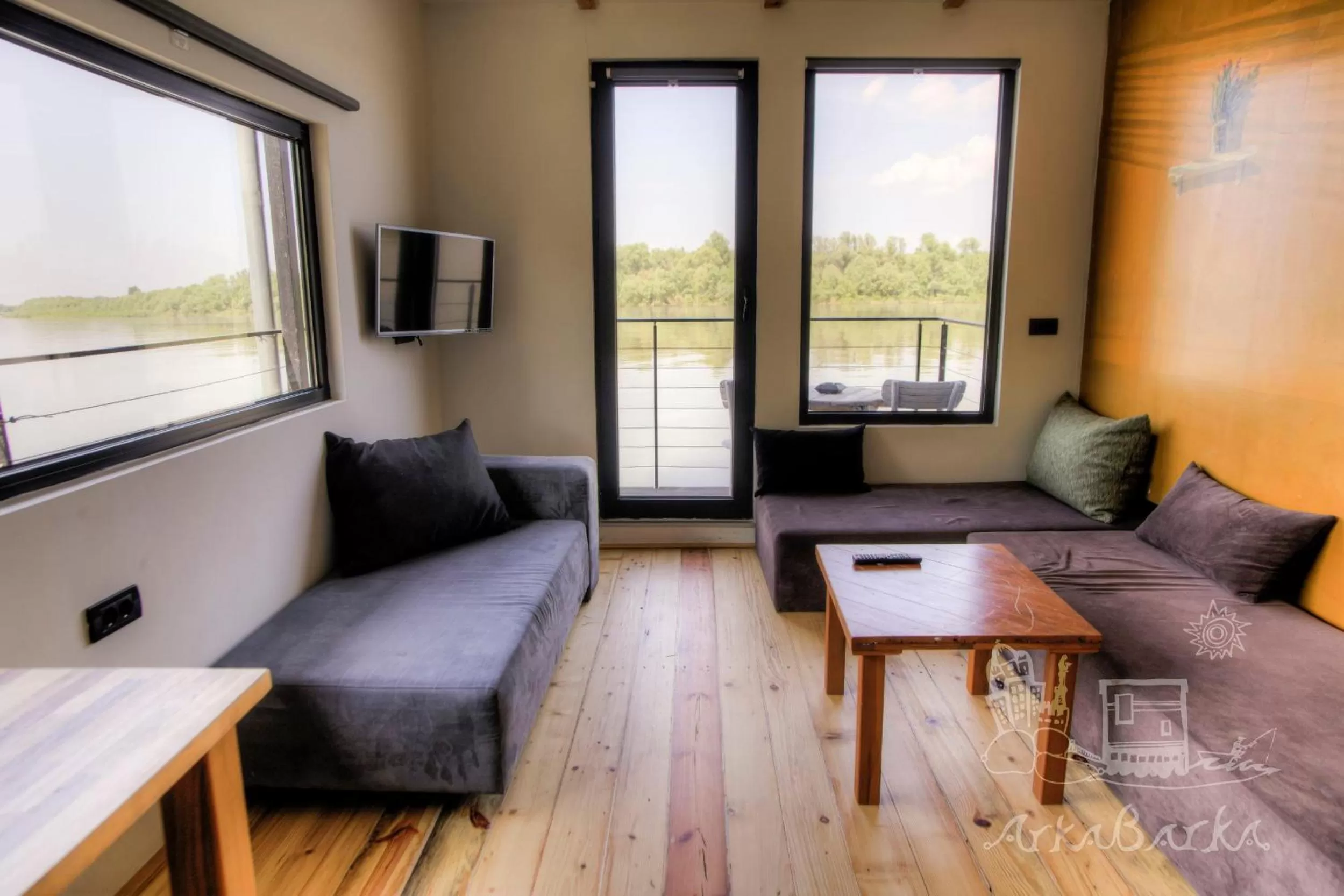 Spring, Seating Area in ArkaBarka 2- Floating Dream Rooms and Apartments