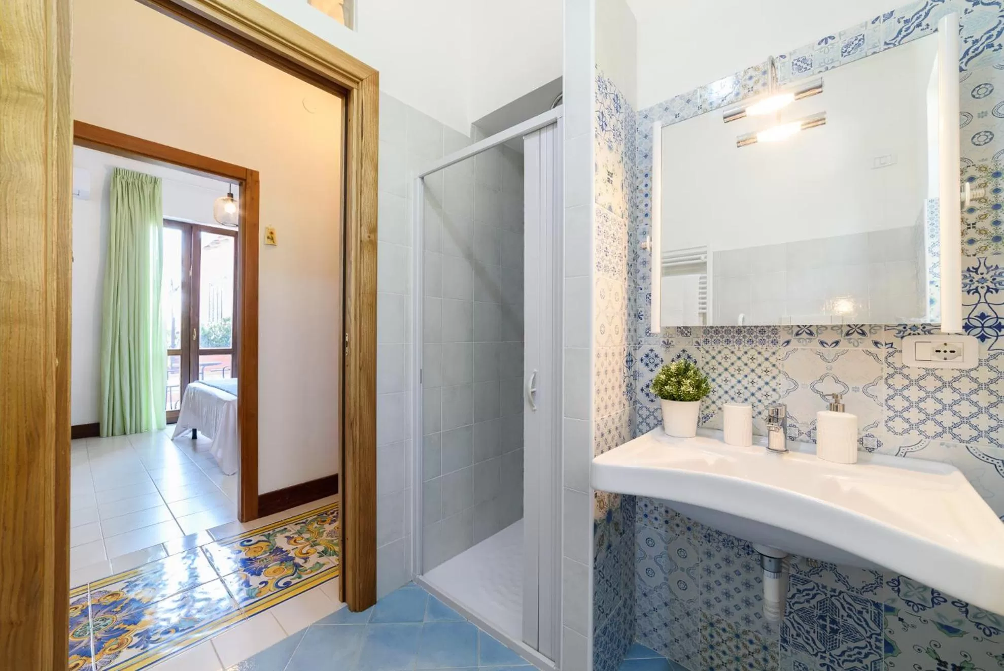 Shower in B&B Albachiara Casa di Campagna