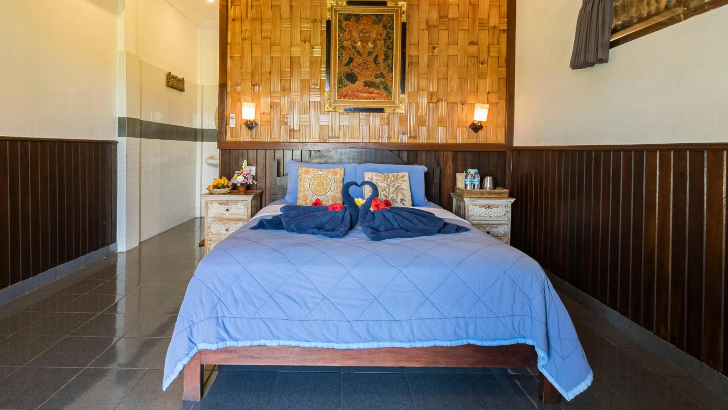 Bed in Kun - Kun Guest House Ubud