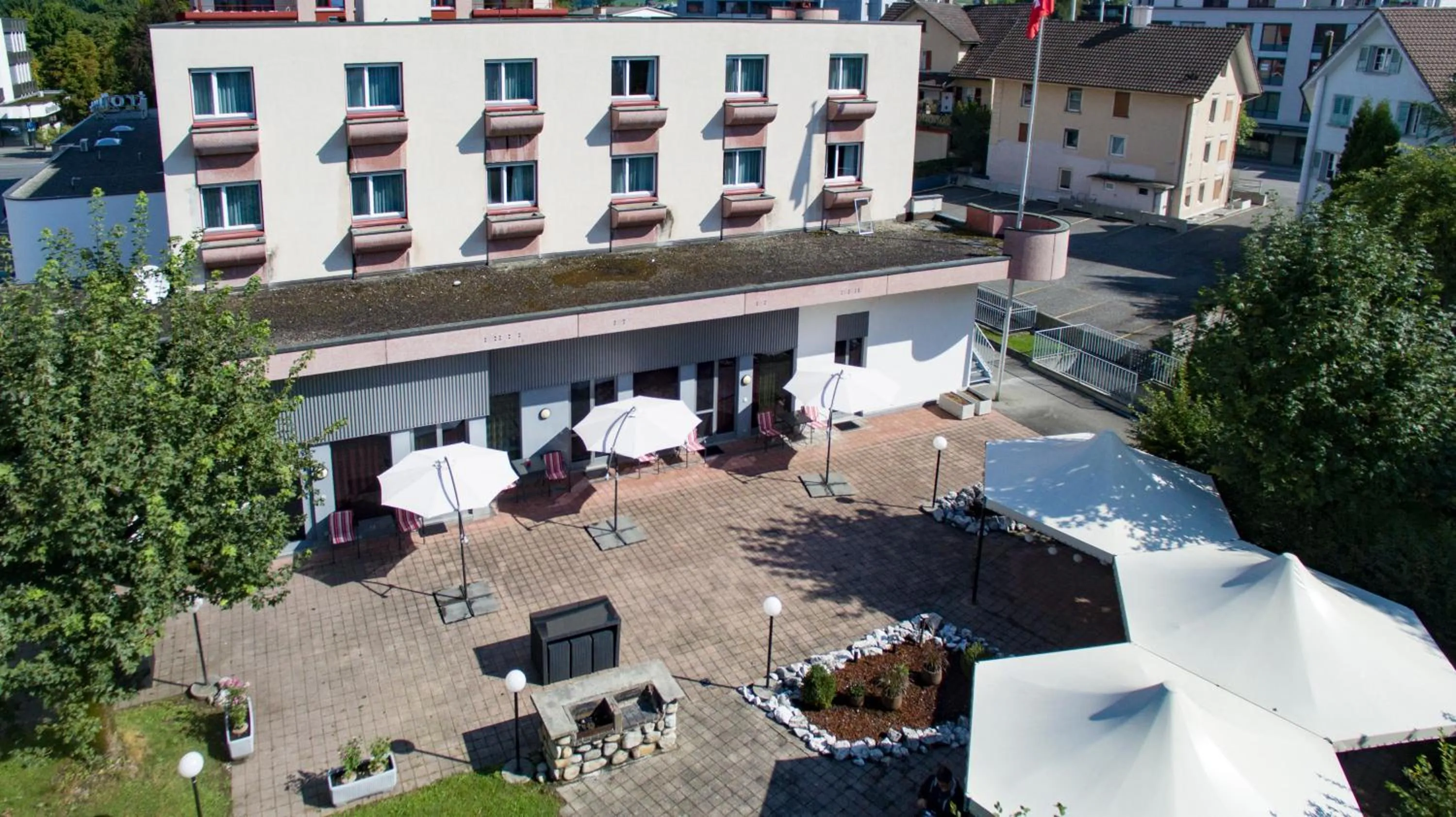 Bird's eye view in Hotel Sursee
