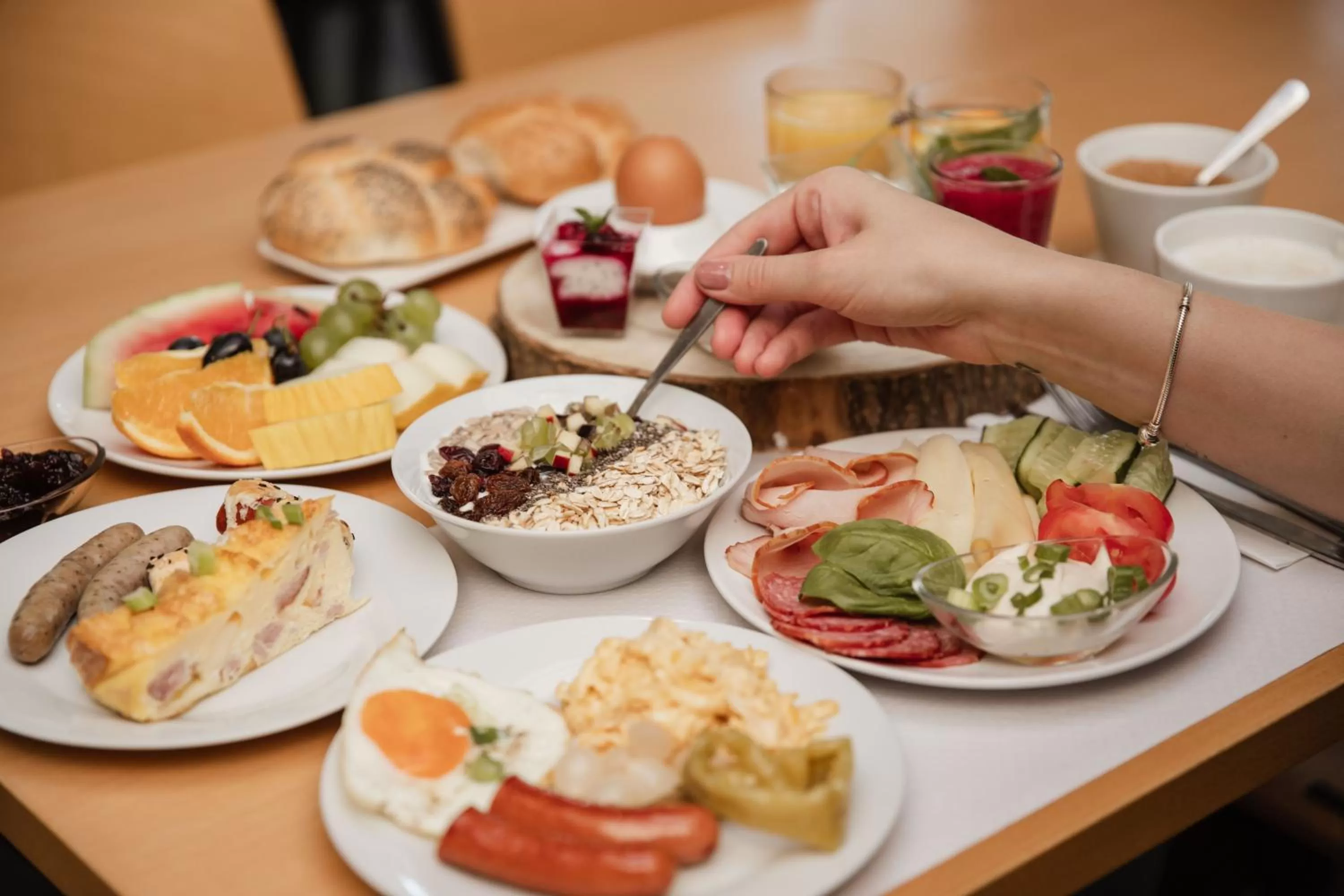 Breakfast in Hotel Rehavital