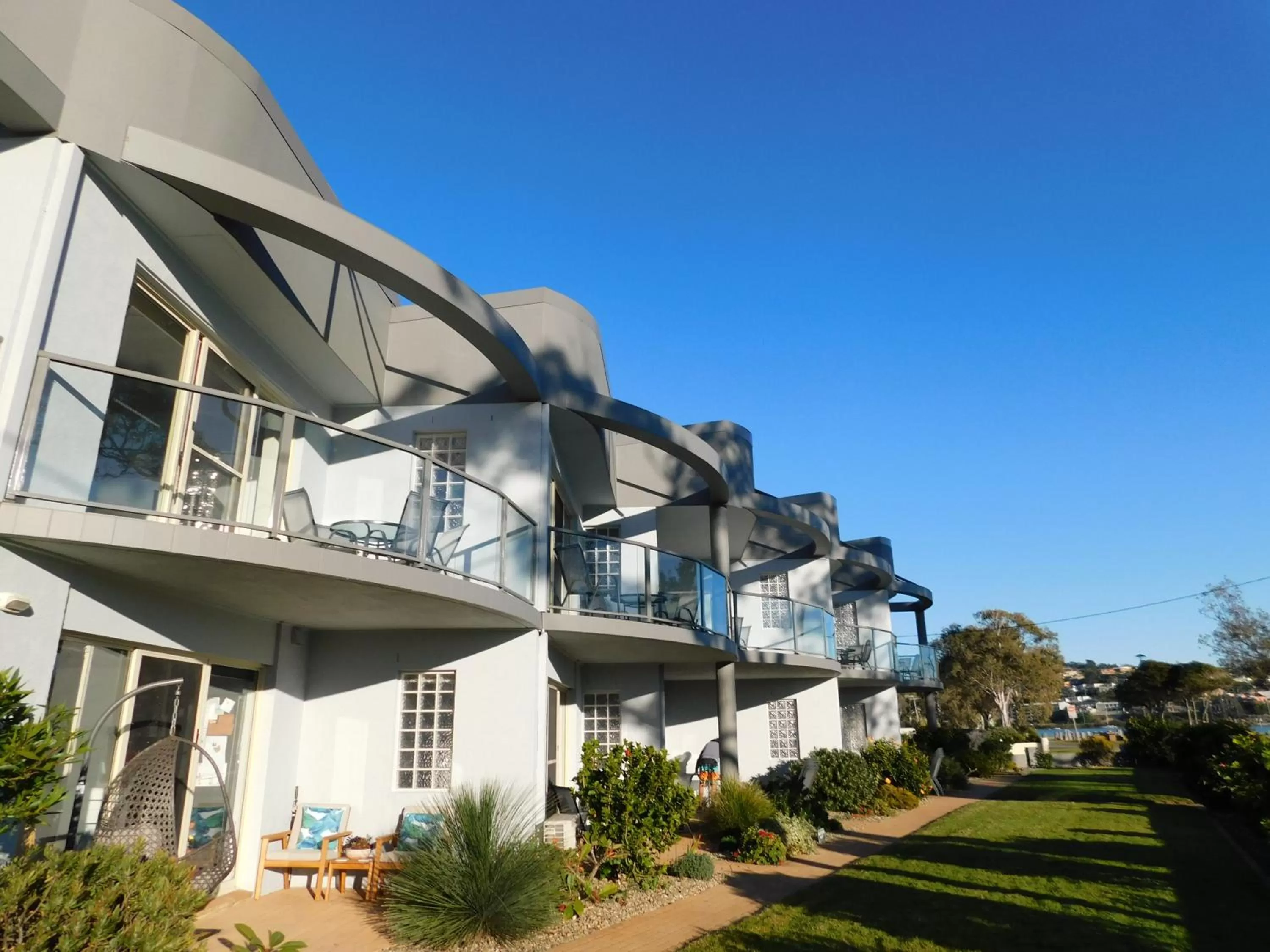 Facade/entrance in Merimbula Lake Apartments