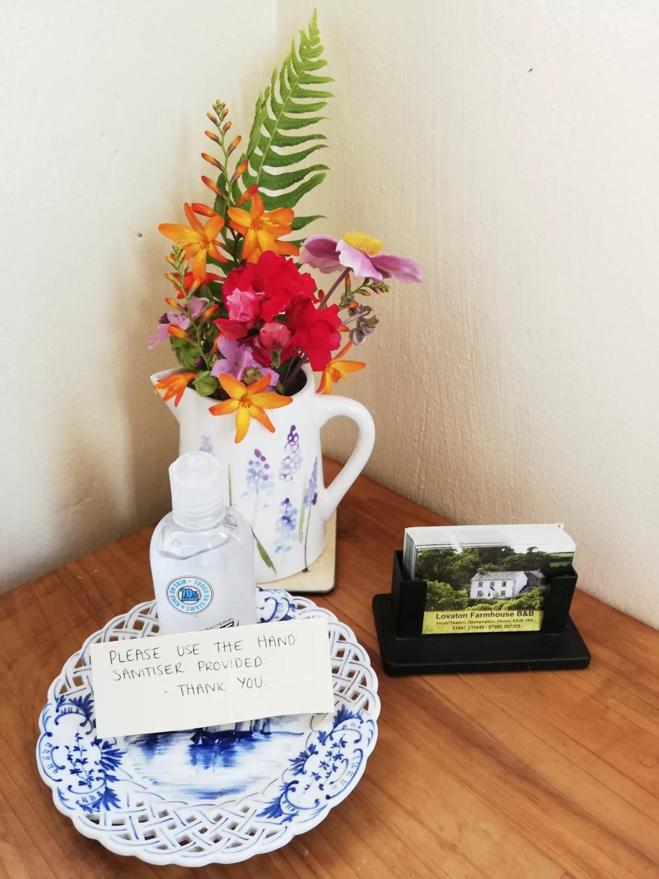 Facade/entrance in Lovaton Farmhouse