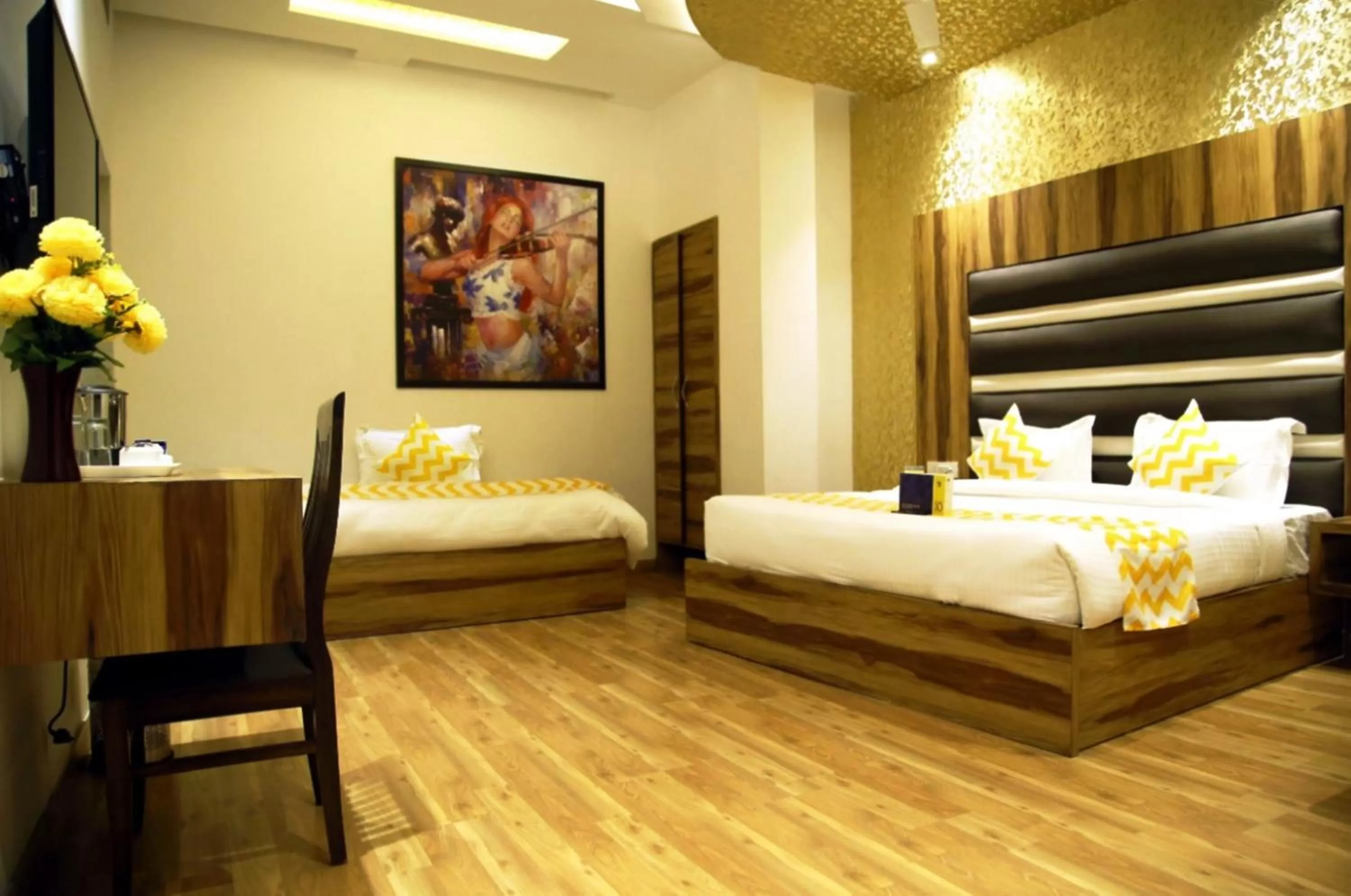 Bed in DIEU Sallow royal suites