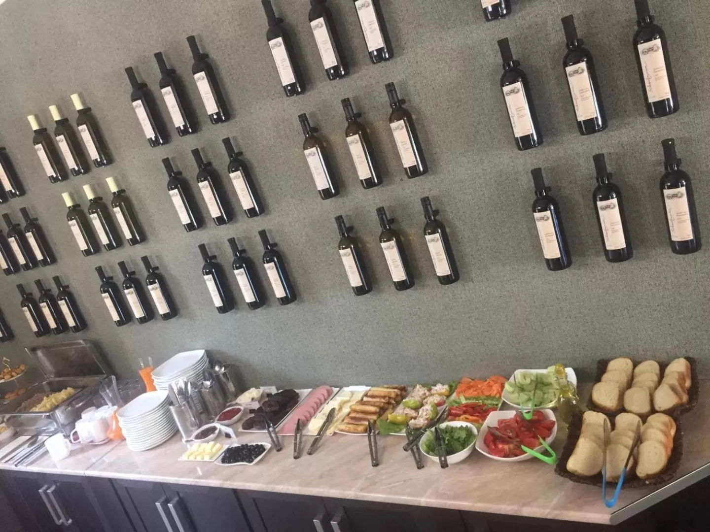 Continental breakfast in Hotel New Telavi