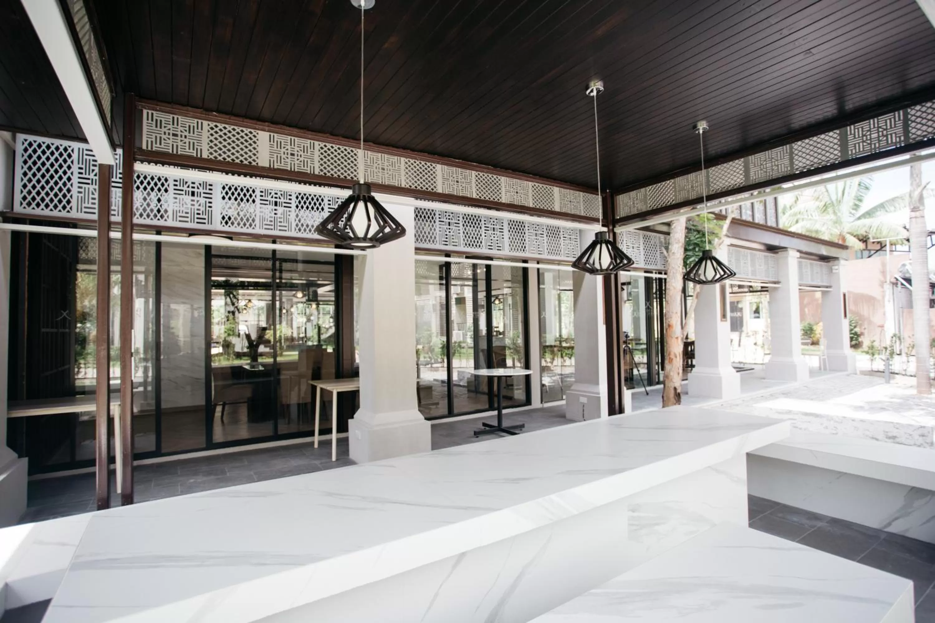 Patio in Diamond Park Inn Chiangrai & Resort