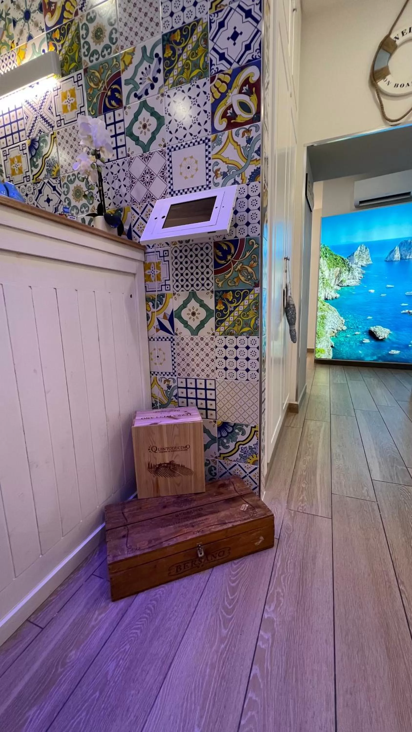 Lobby or reception in Antica Capri