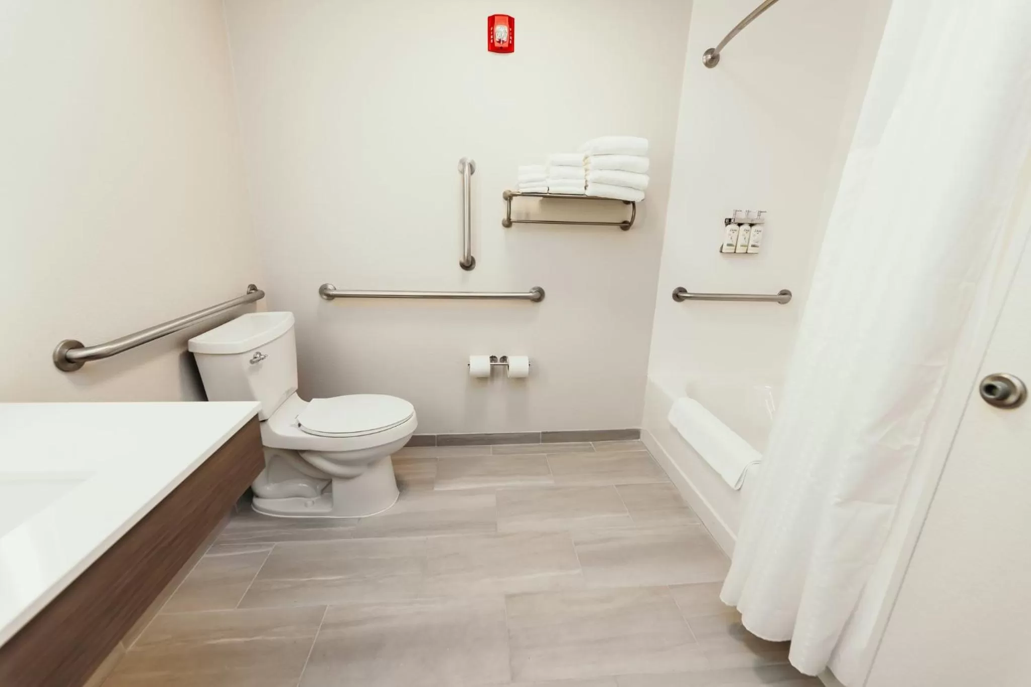 Bathroom in Holiday Inn Express and Suites Urbandale Des Moines by IHG