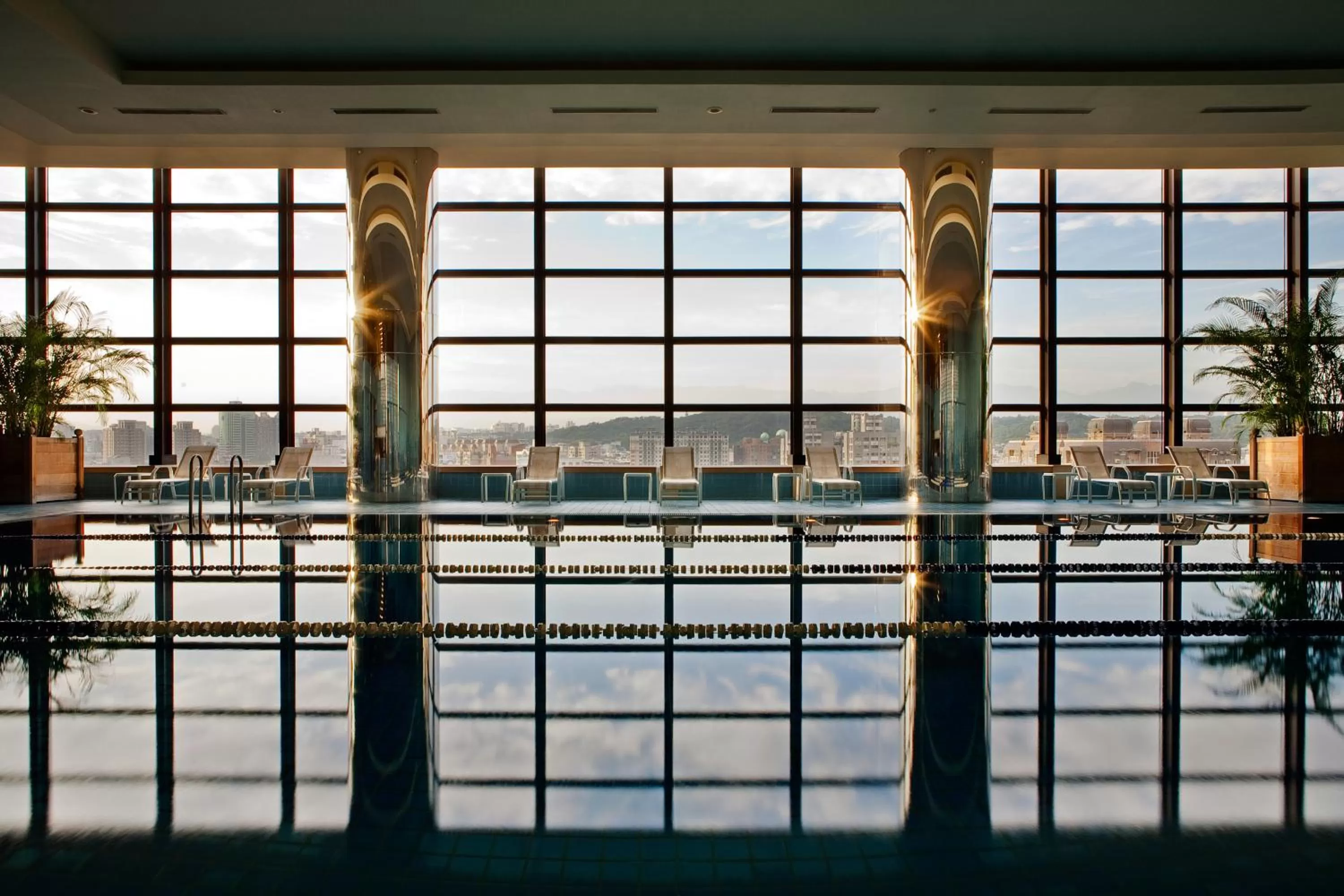 Swimming pool in Ambassador Hotel Hsinchu