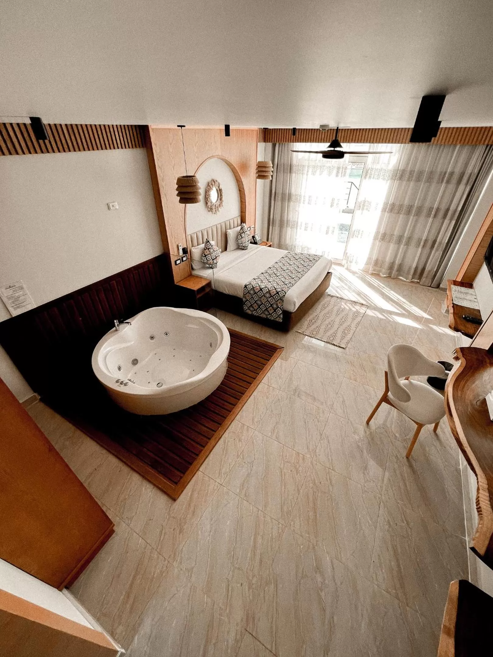 Bed in Panorama Bungalows Resort El Gouna