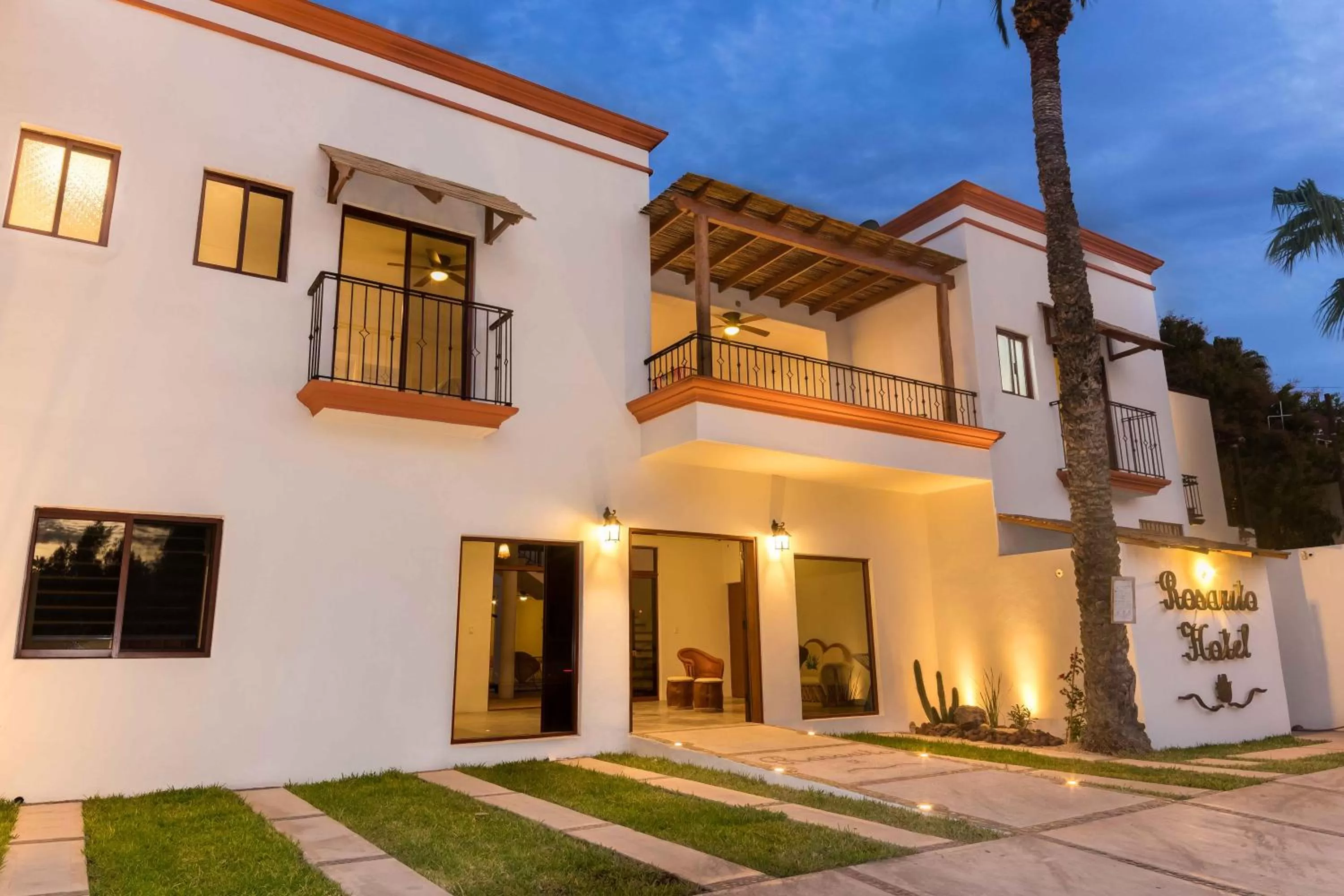 Facade/entrance, Property Building in Rosarito Hotel