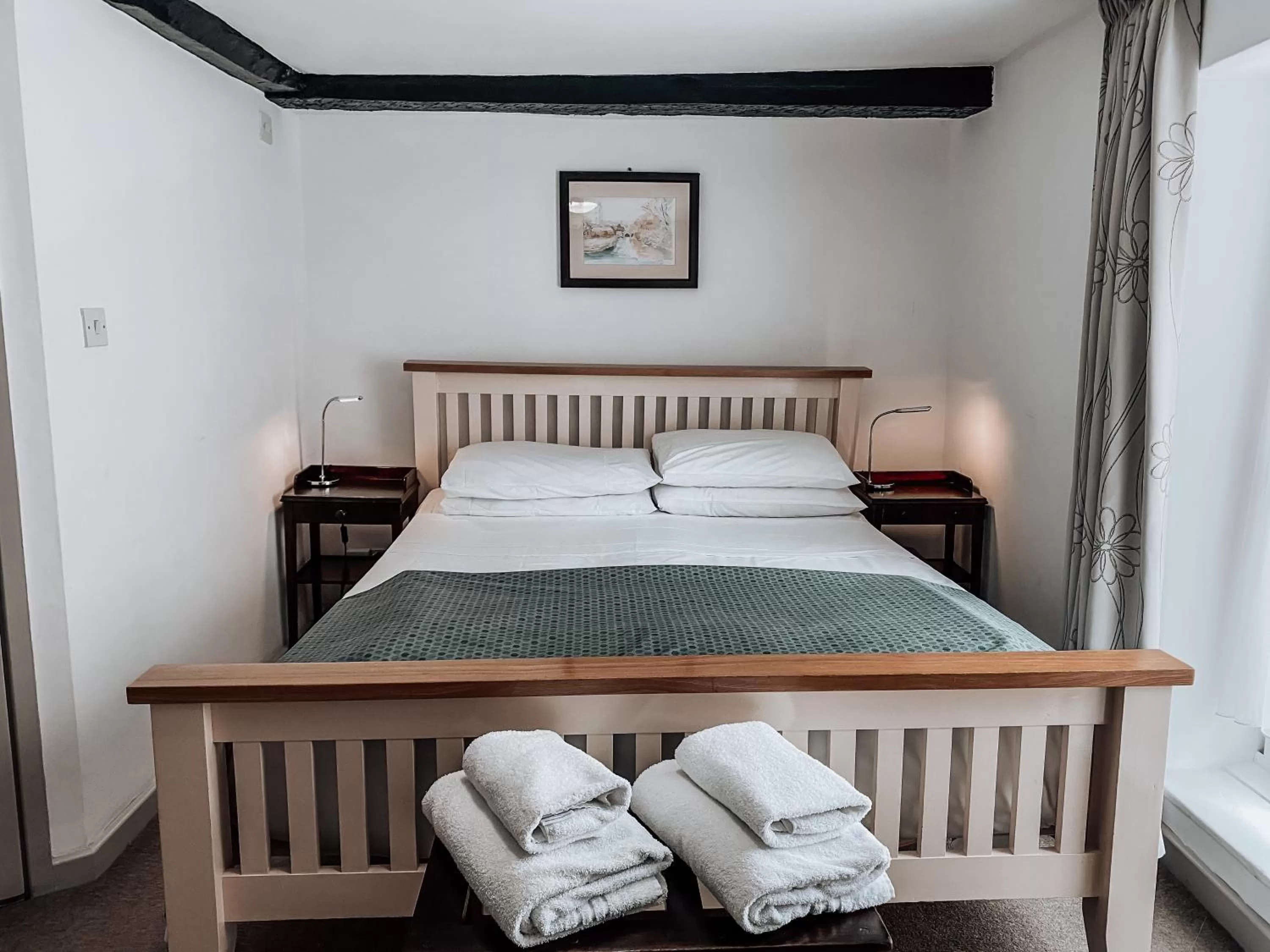 Bed in The Blenheim Buttery