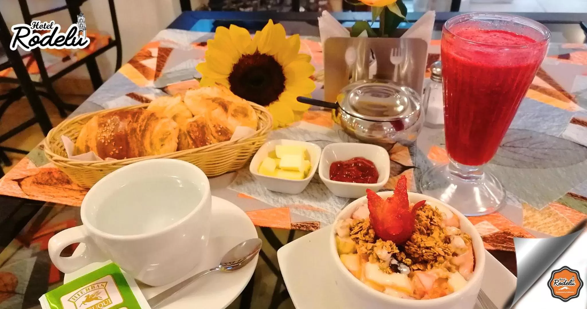 Breakfast in Hotel Rodelu