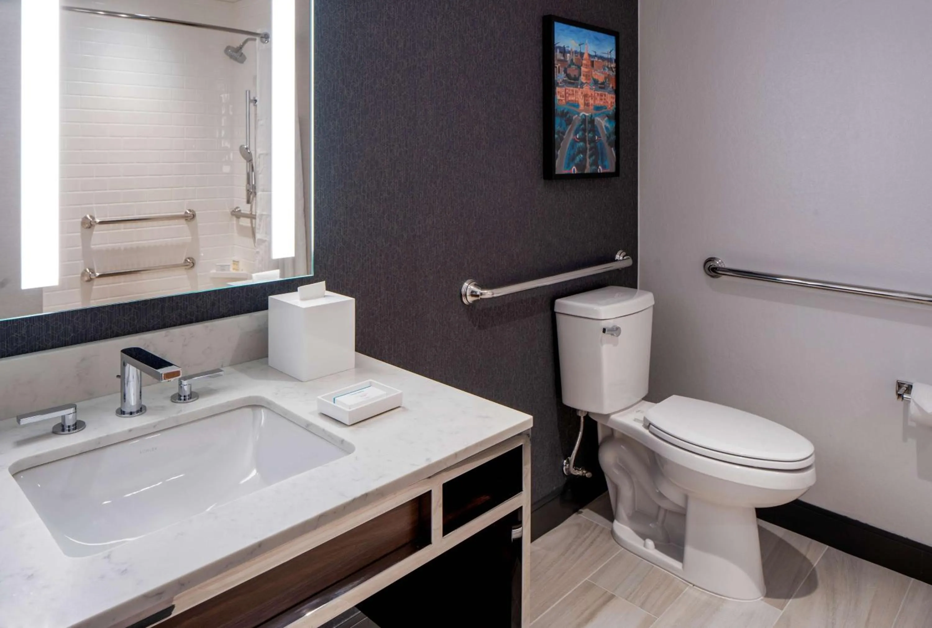 Bathroom in Hilton Garden Inn Austin University Capitol District