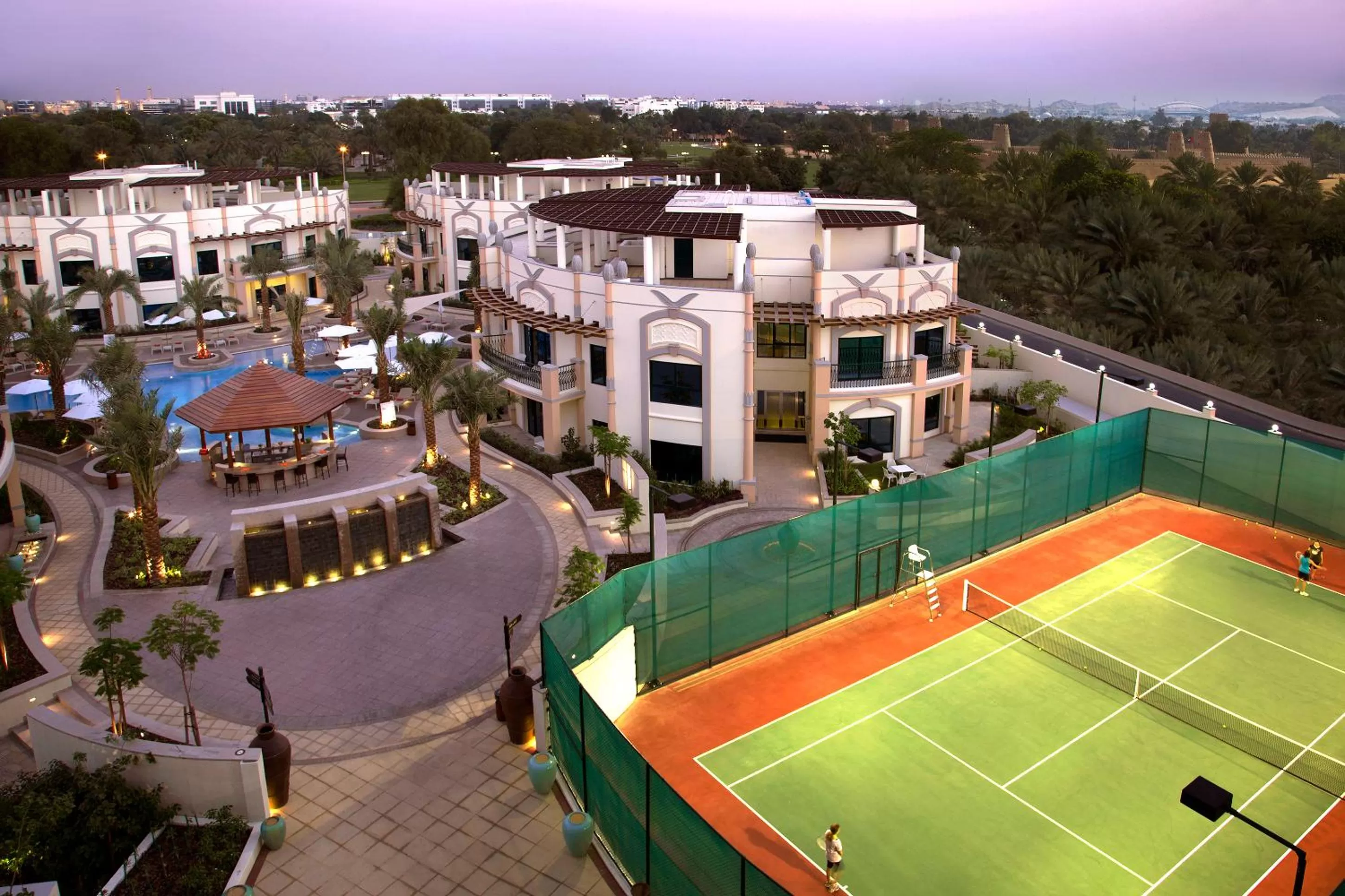 Tennis court in Al Ain Rotana