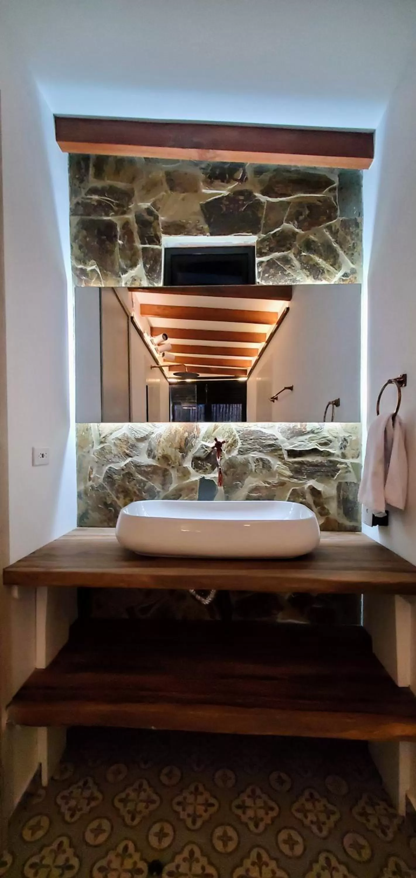 Bathroom in Ecohotel Alma