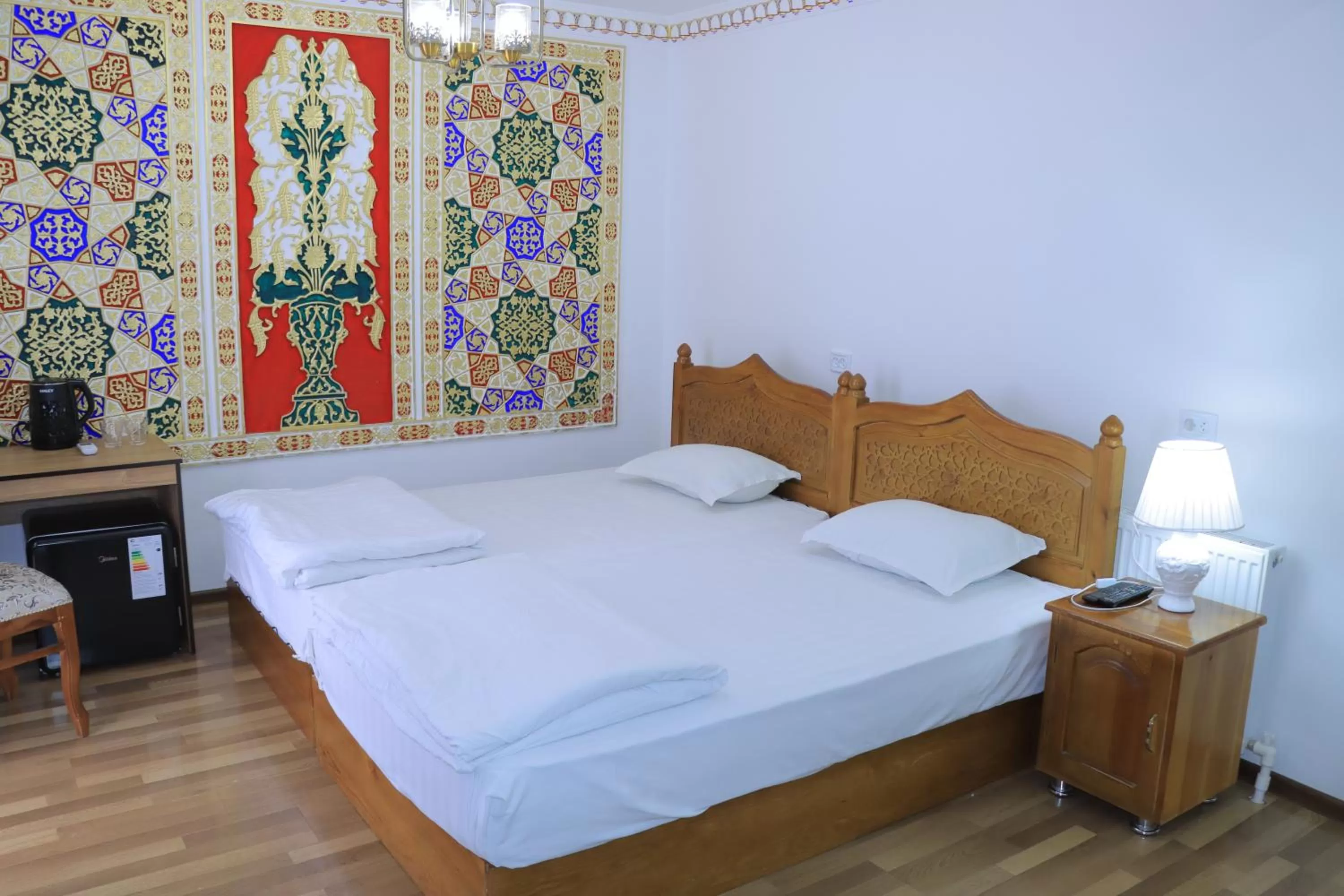 Photo of the whole room, Bed in Bukhara Baraka Boutique Hotel