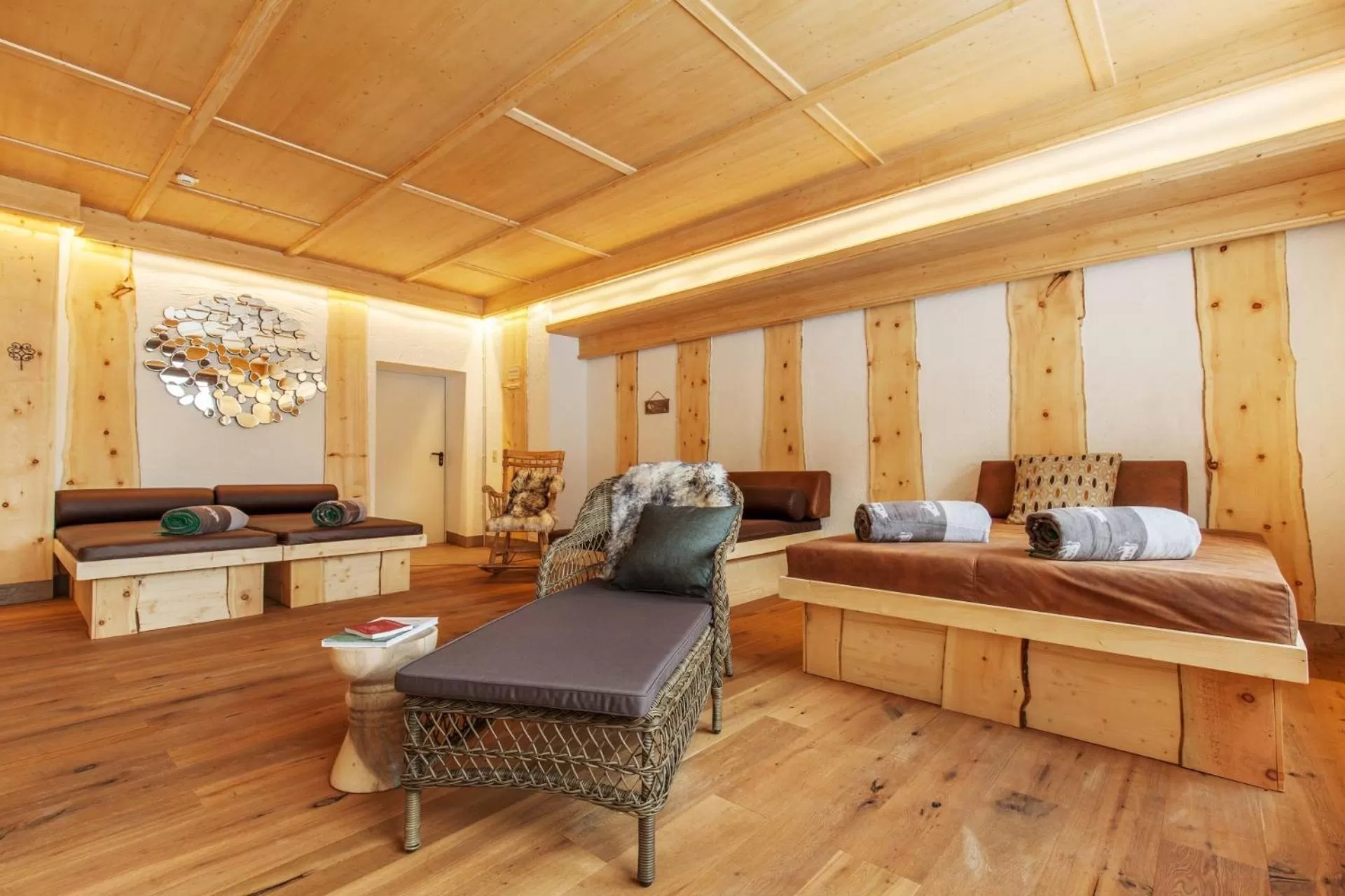 Spa and wellness centre/facilities, Seating Area in Appartementhaus Dachsteinblick