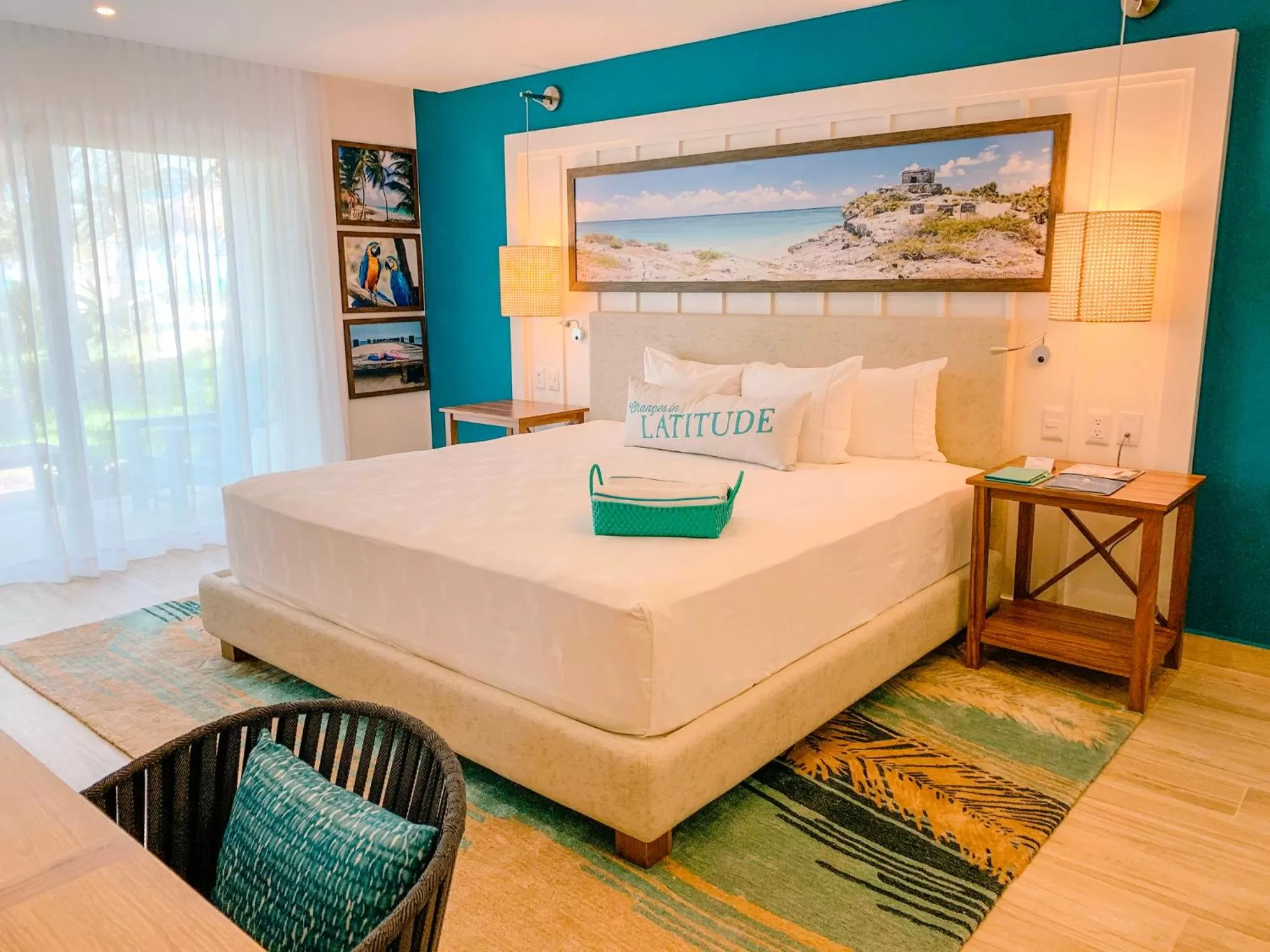 Floor plan, Bed in Margaritaville Island Reserve Riviera Cancún - A Karisma All-Inclusive Experience for All