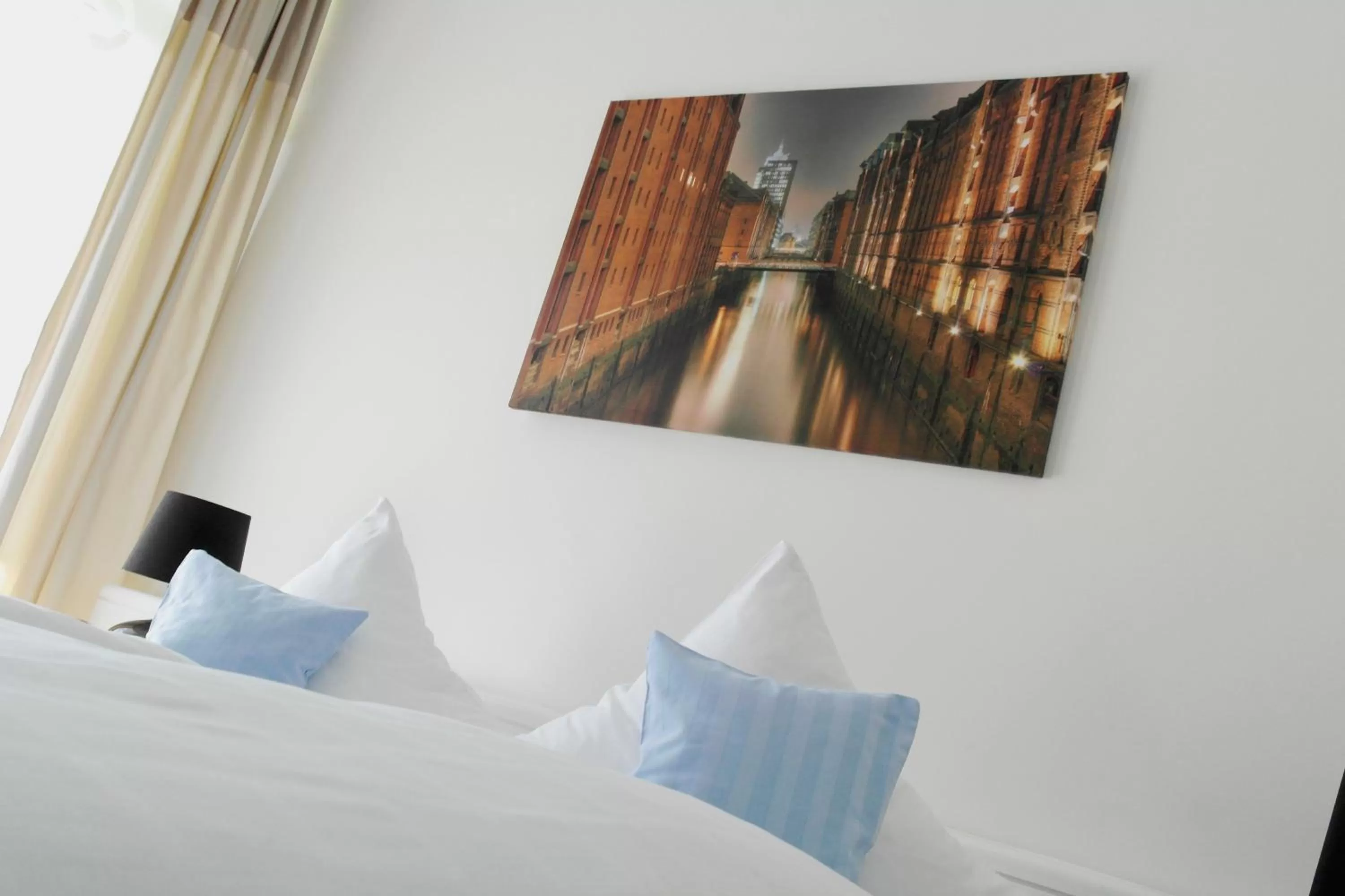 Decorative detail, Bed in Hotel Blauer Fasan