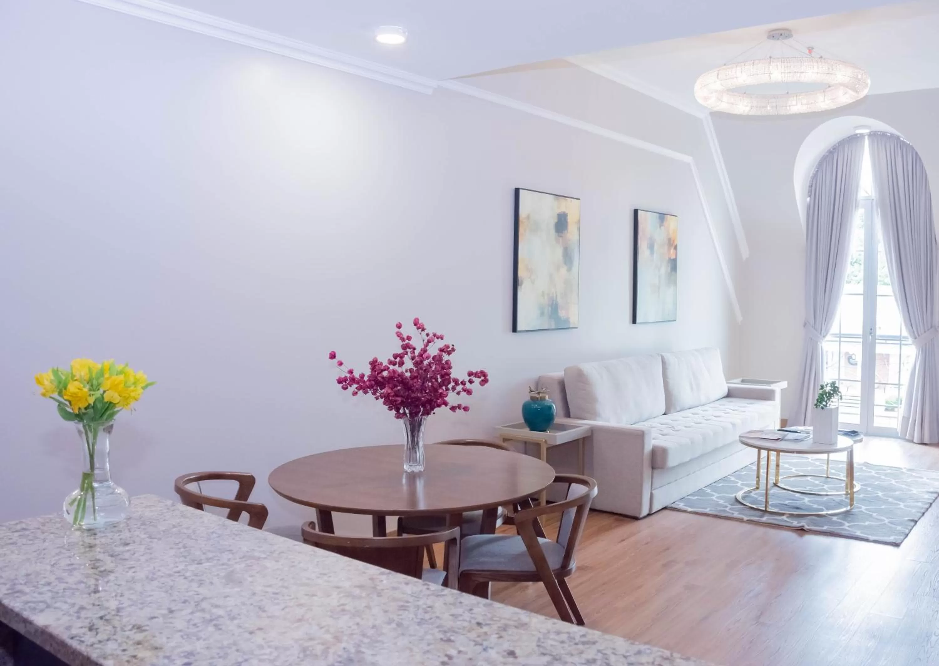 Living room in Bisinii Boutique Hotel