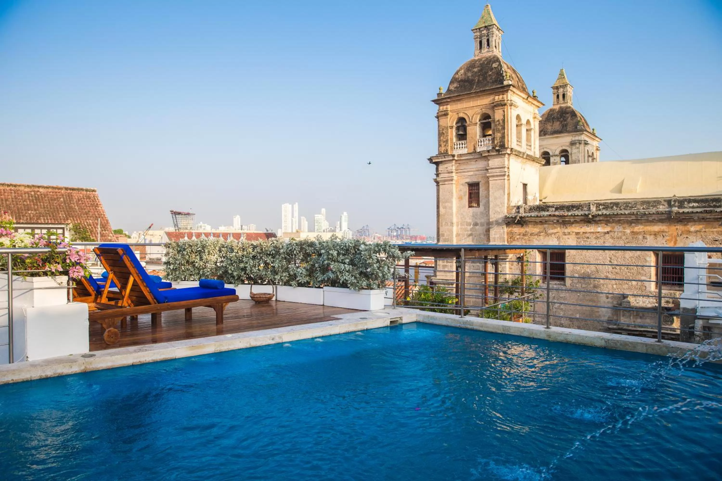 Swimming pool in Casa Claver Loft Boutique Hotel