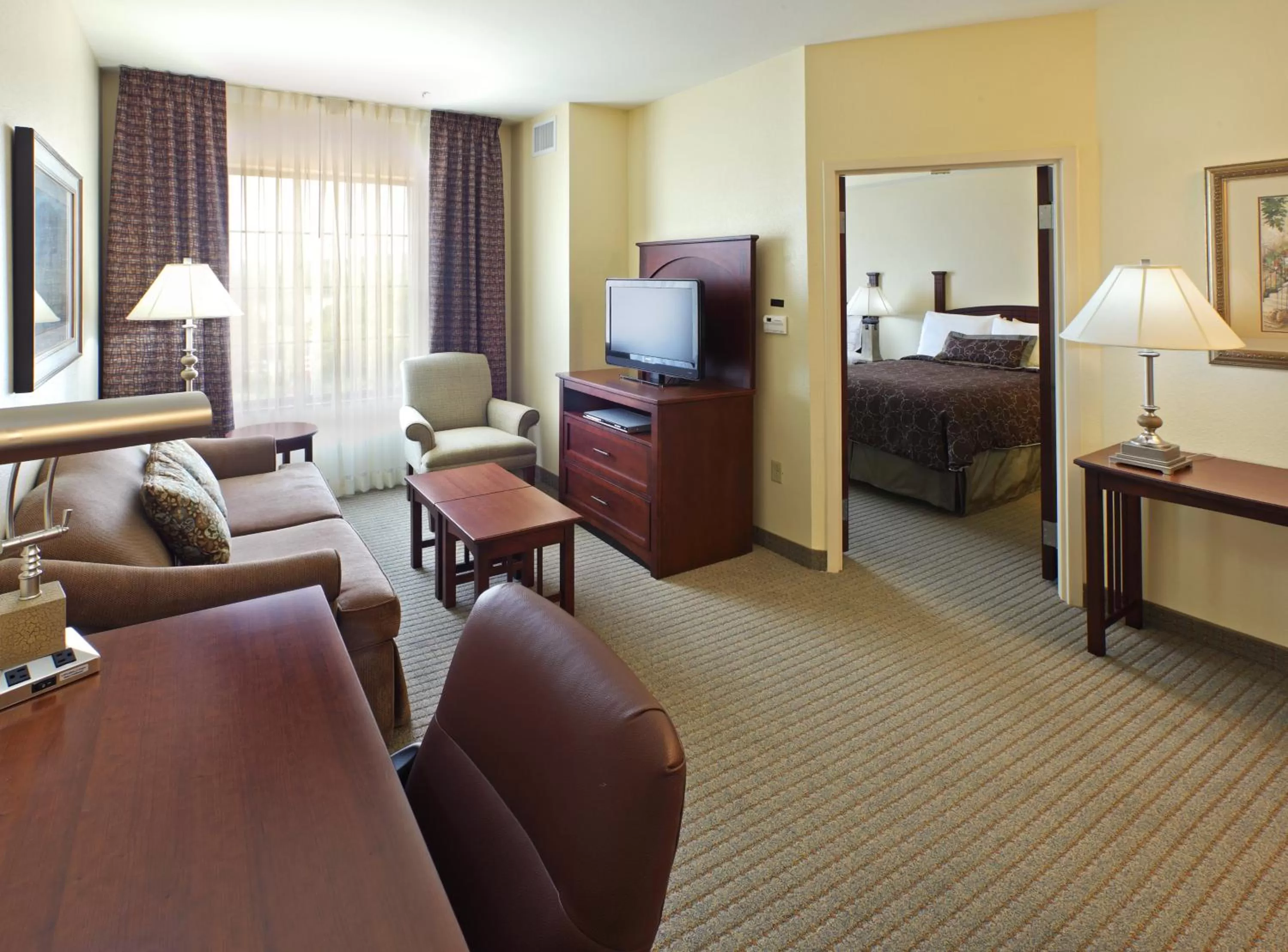 Bed in Staybridge Suites Hot Springs by IHG