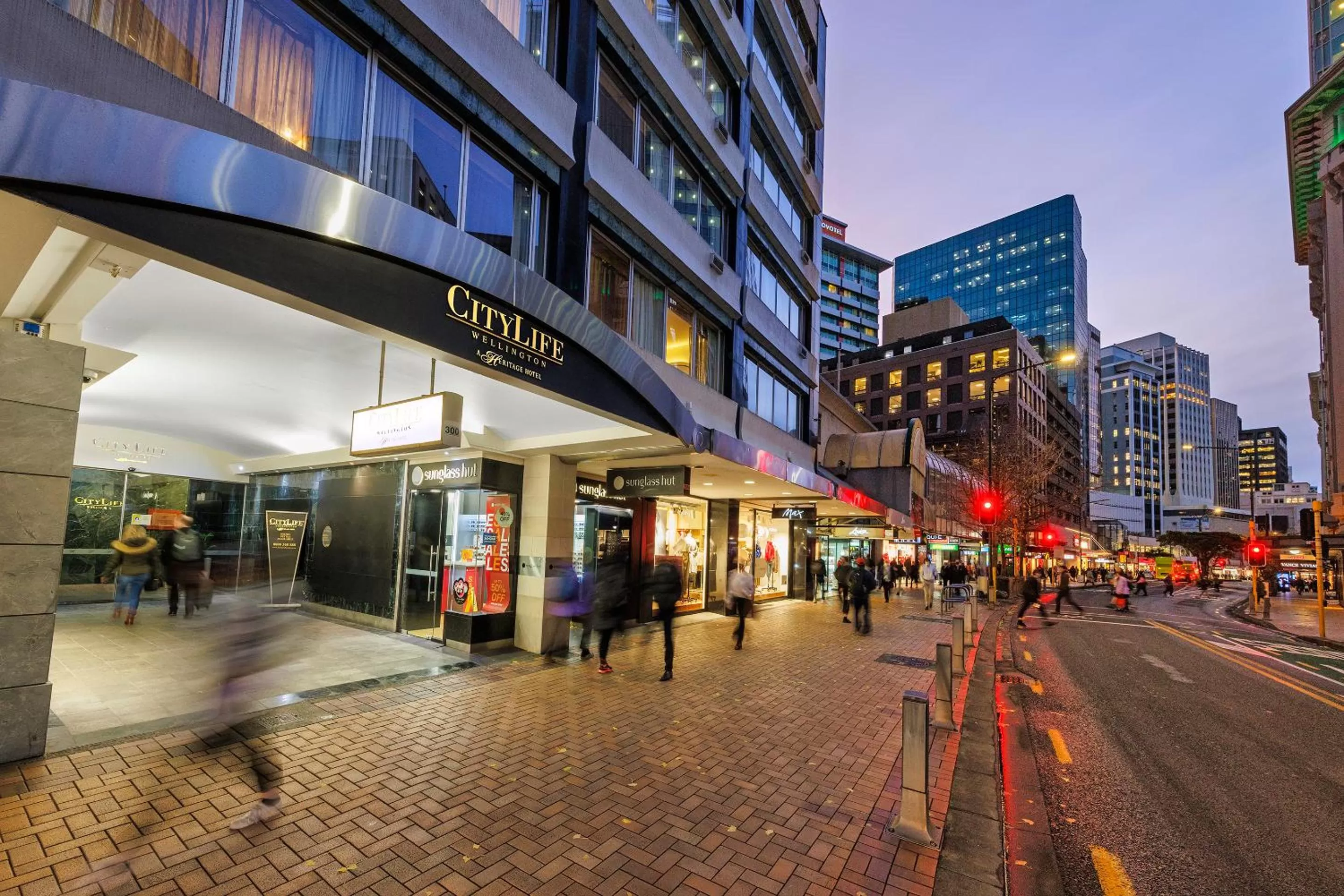 Facade/entrance in CityLife Wellington