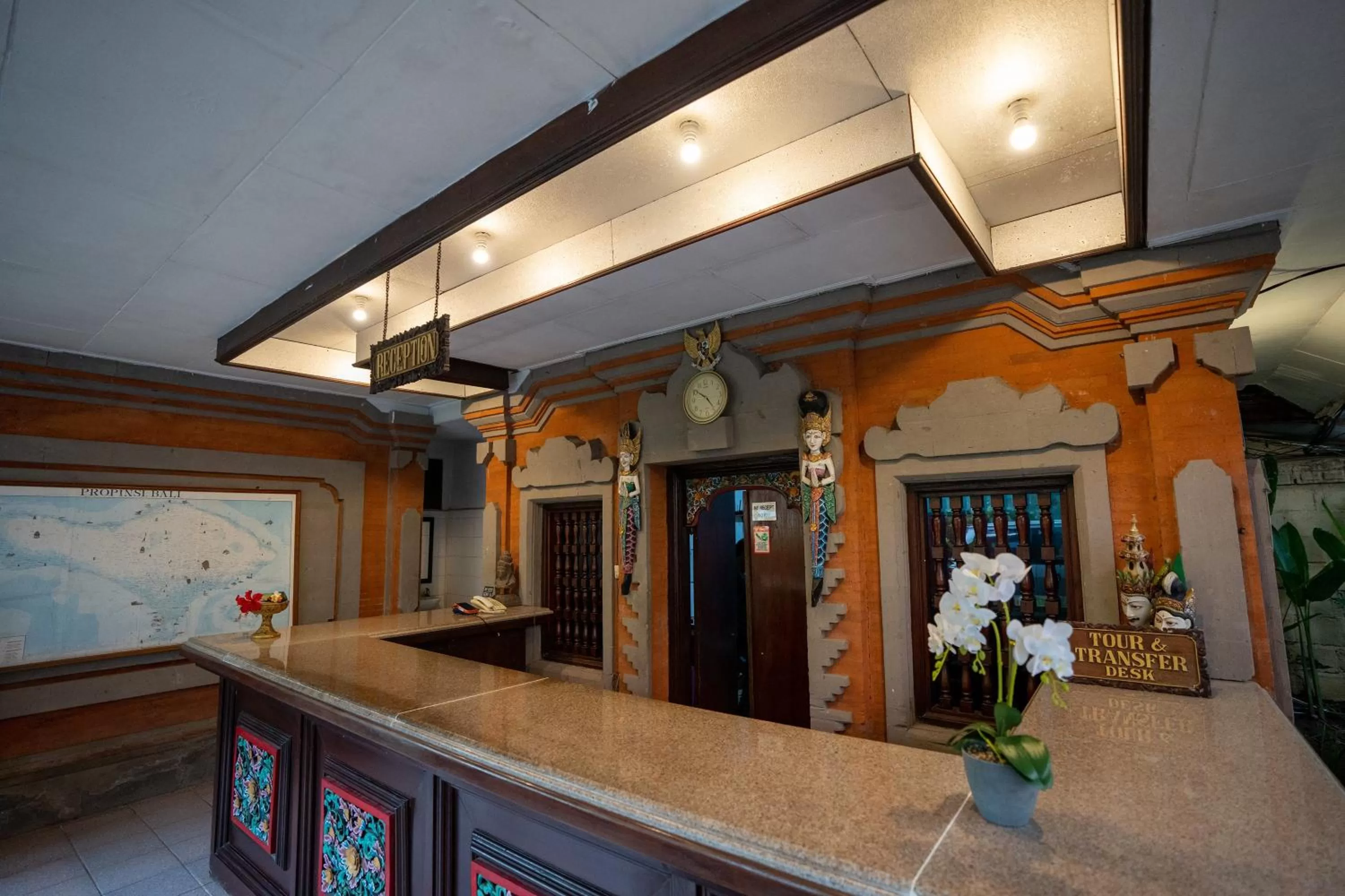 Lobby or reception in Hotel Sinar Bali Legian