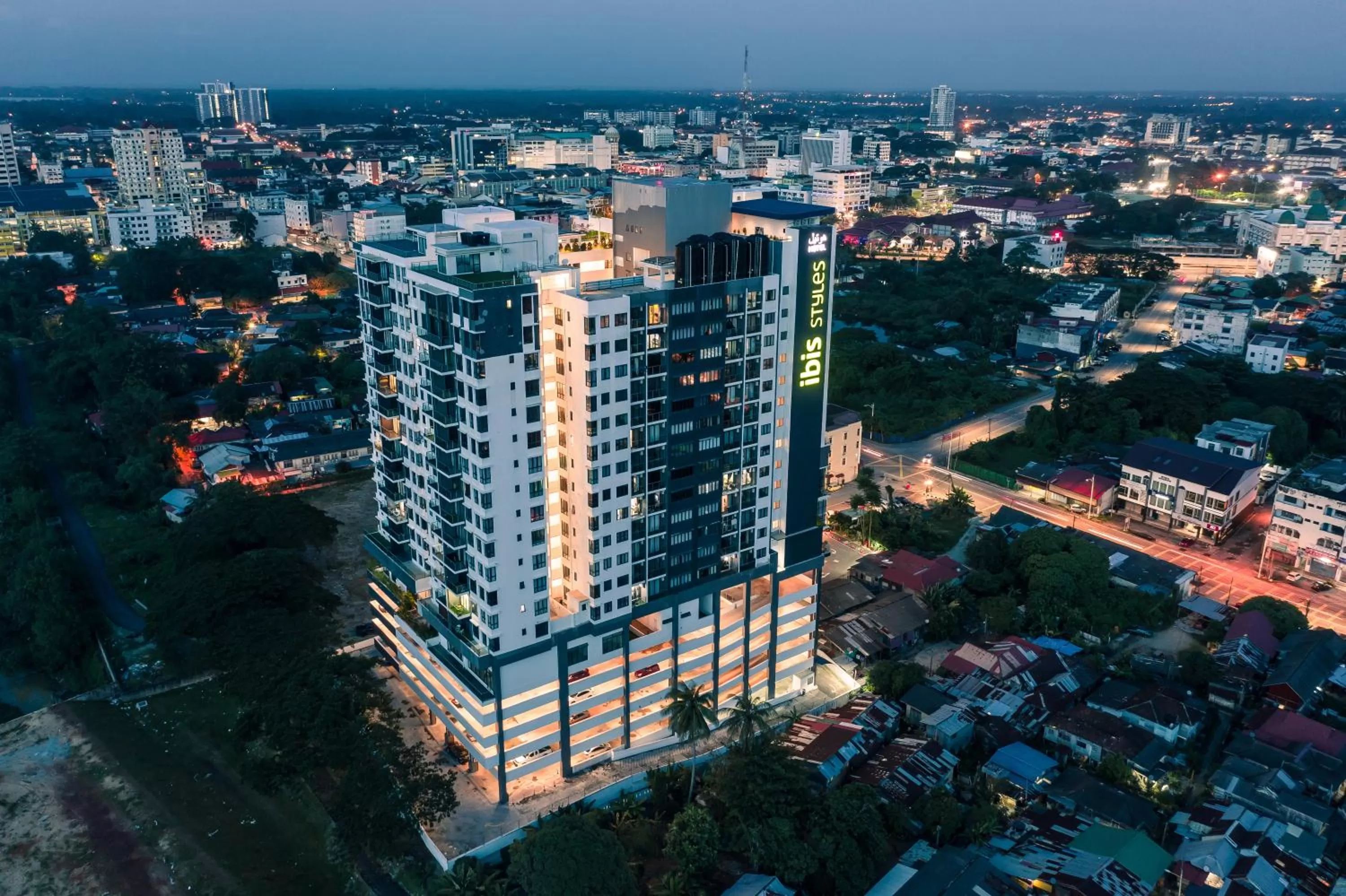 Street view in ibis Styles Kota Bharu