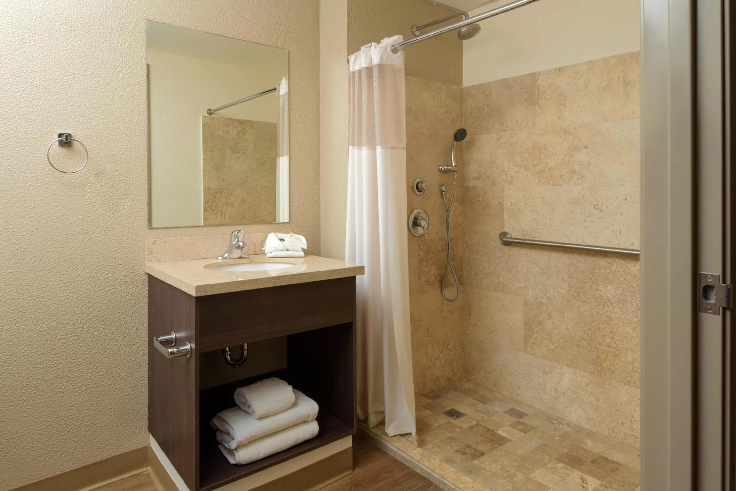 Shower in Extended Suites Tijuana Macroplaza