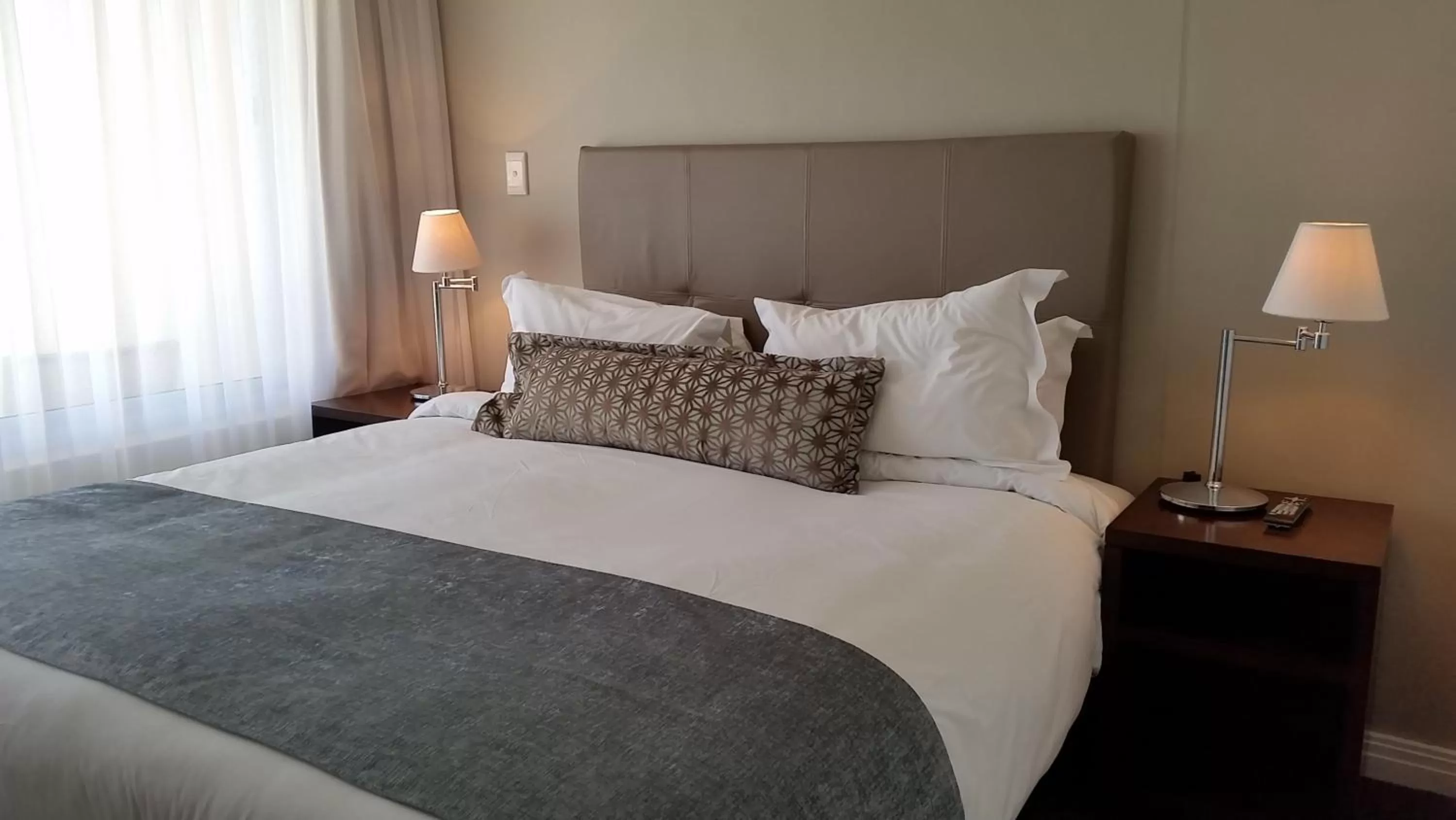 Bedroom, Bed in Lagoon Beach Hotel & Spa