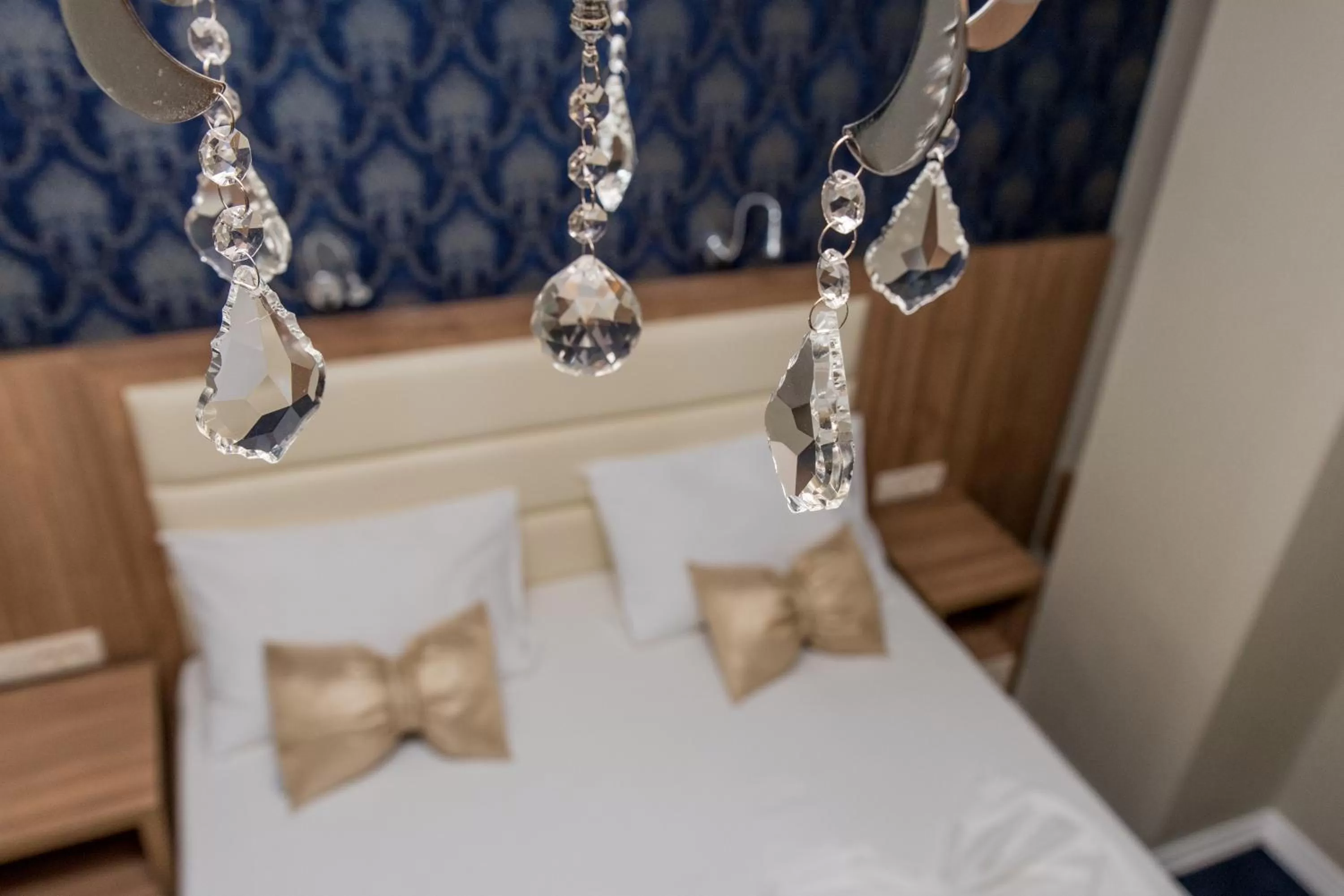 Decorative detail, Bed in Hotel Crnogorska Kuća