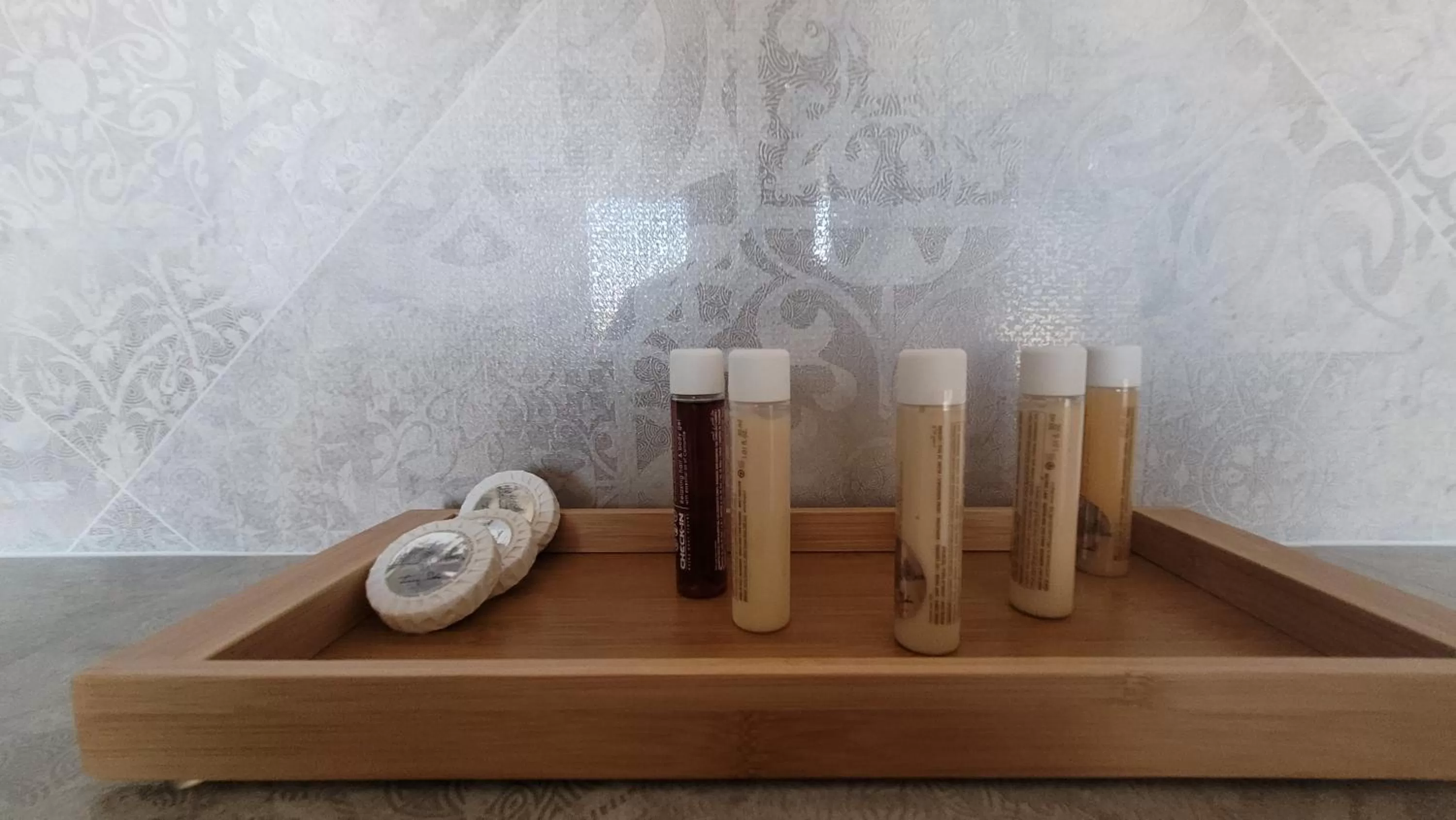 Decorative detail, Bathroom in Terrace Suites Iasi