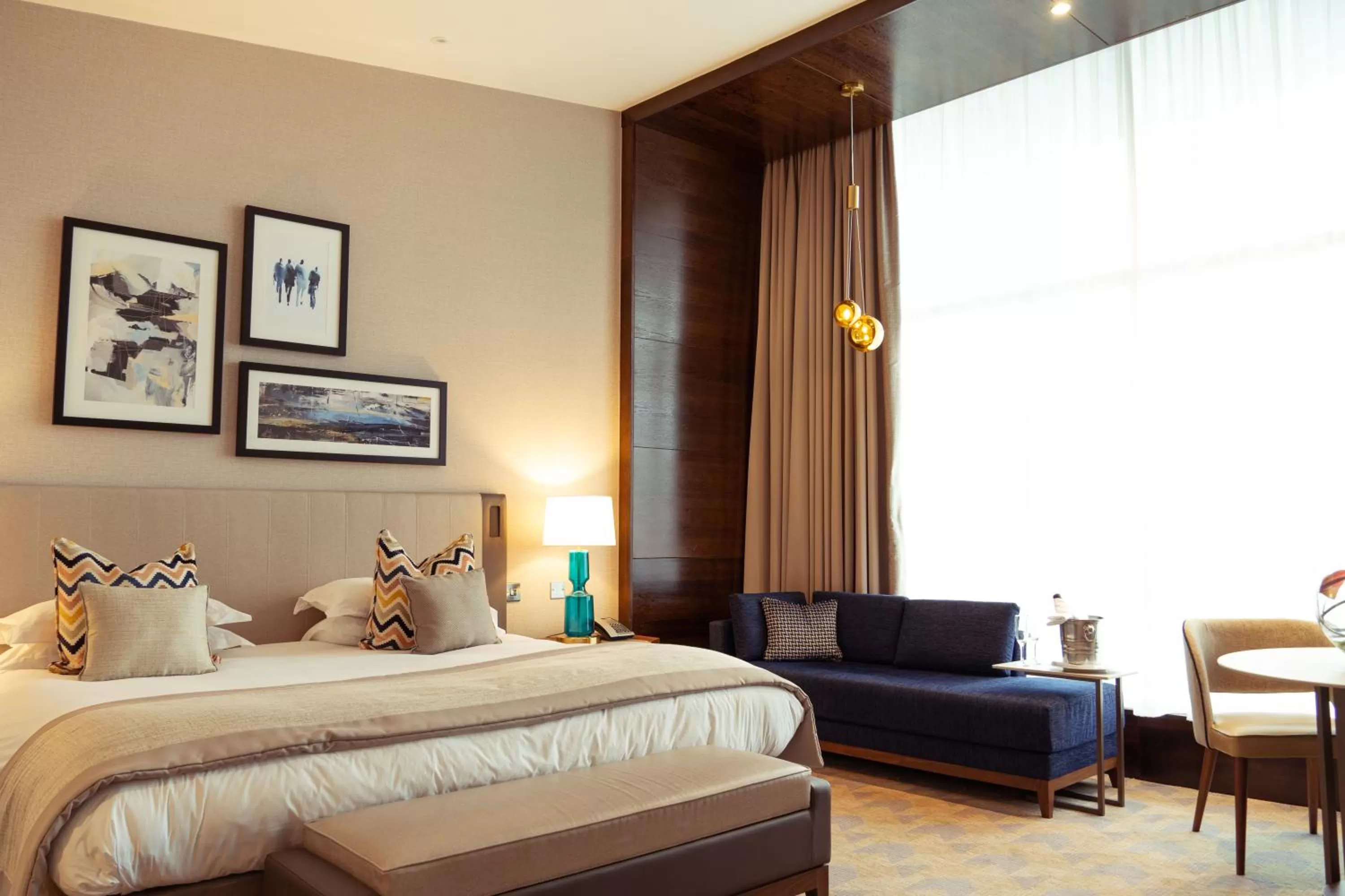 Bedroom, Bed in The Lowry Hotel Manchester