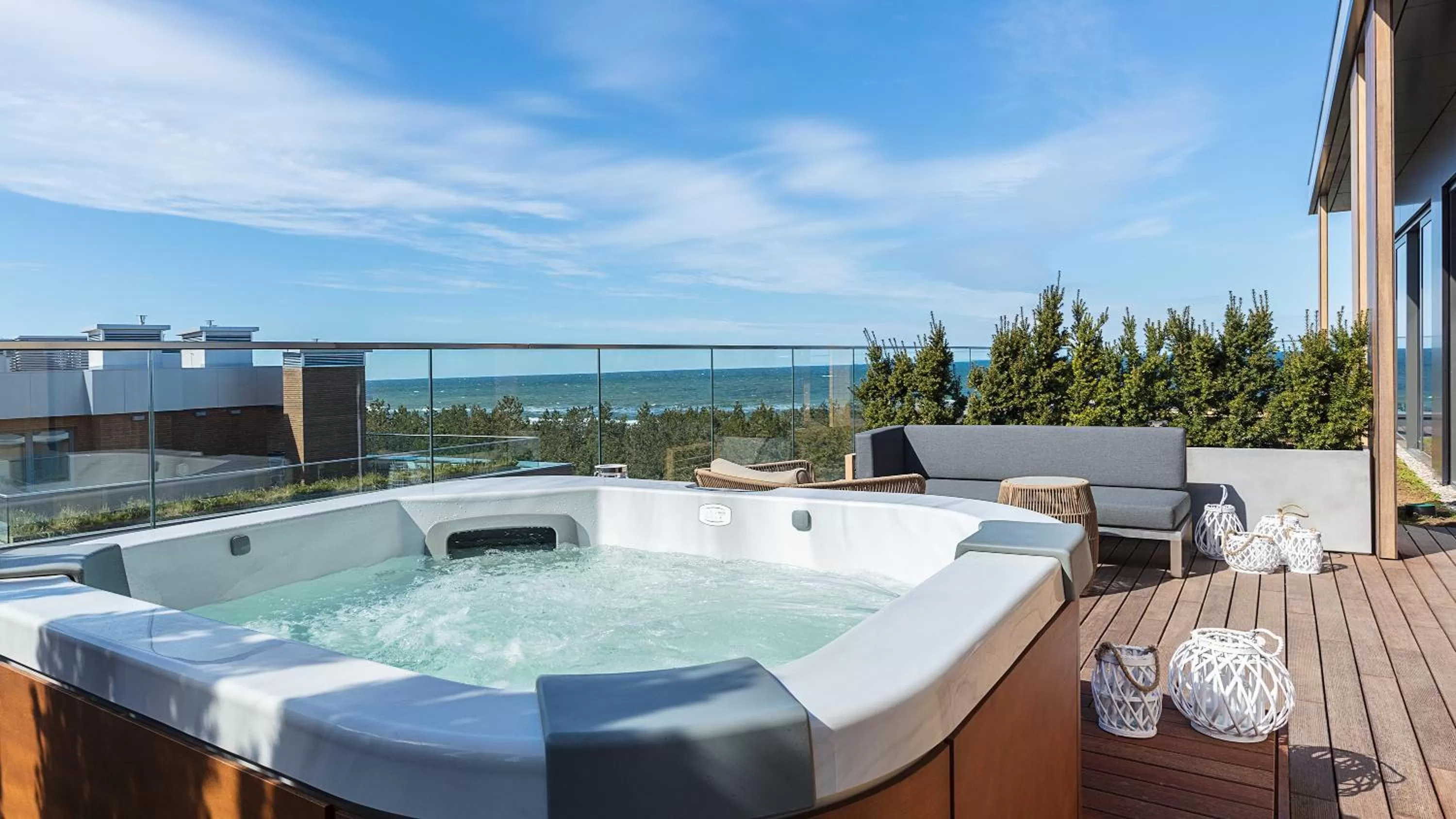 Hot Tub in Gwiazda Morza Resort SPA&SPORT