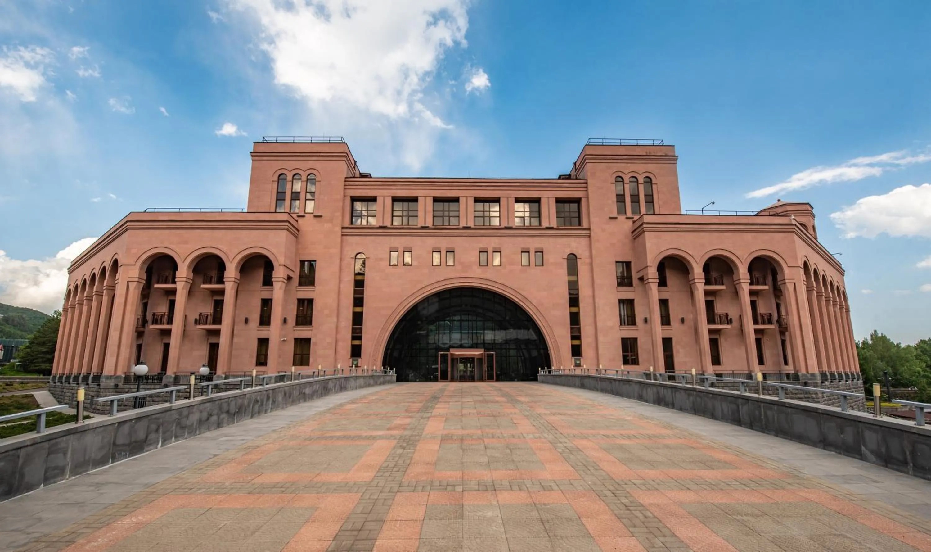 Property building in Grand Resort Jermuk Sanatorium