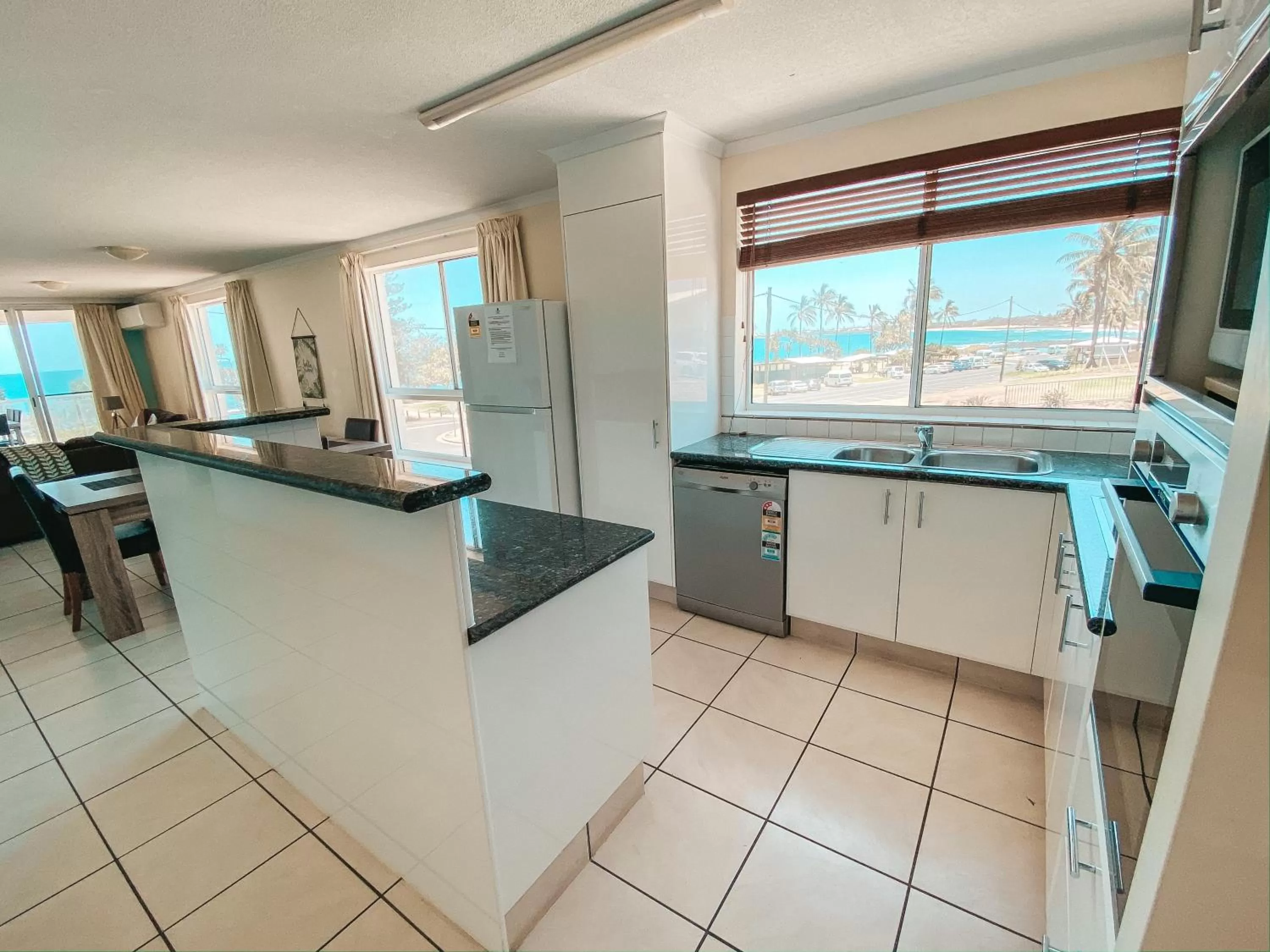 Kitchen or kitchenette in Bargara Blue Resort