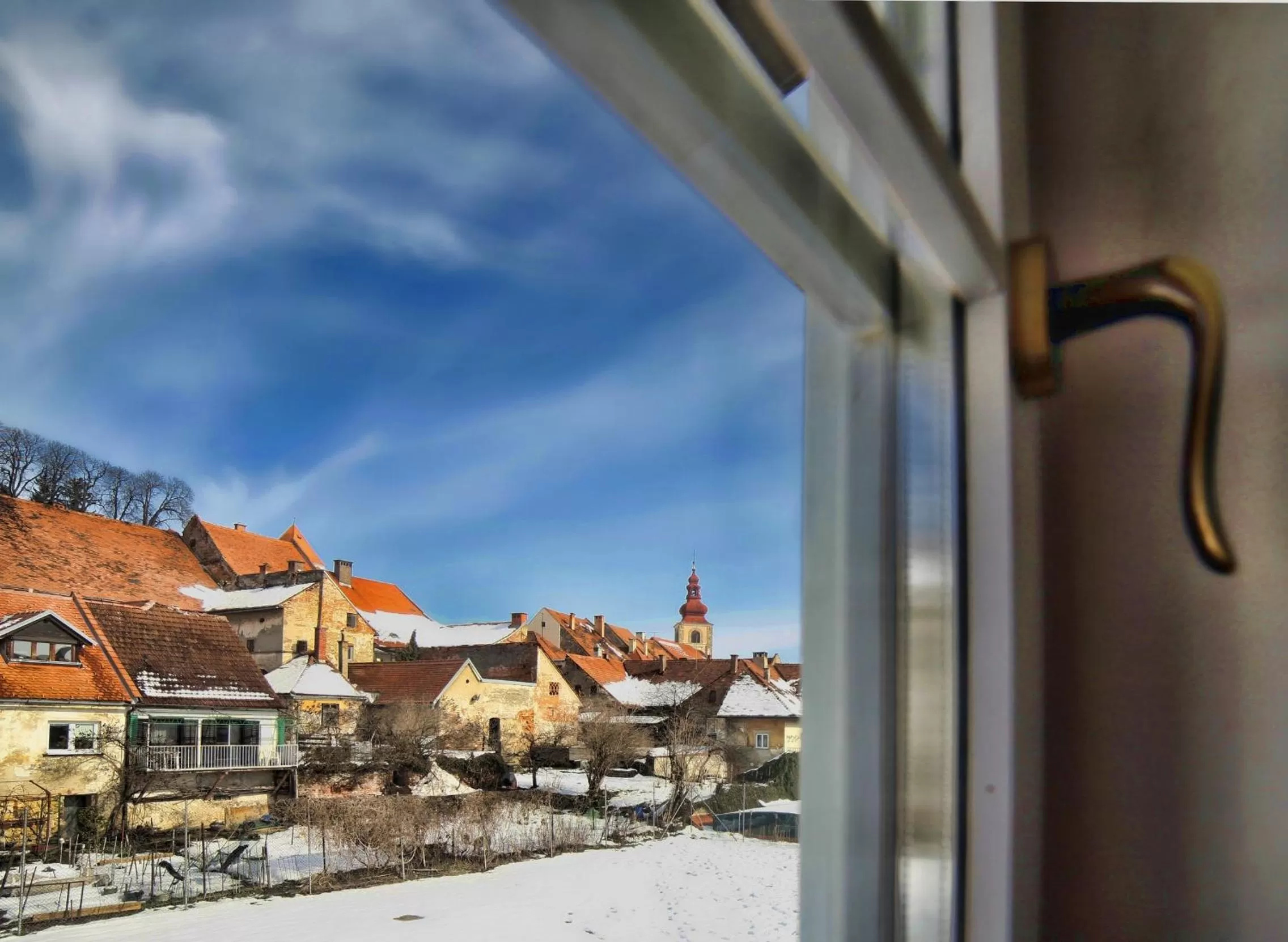 View (from property/room), Winter in Bed & Breakfast Šilak