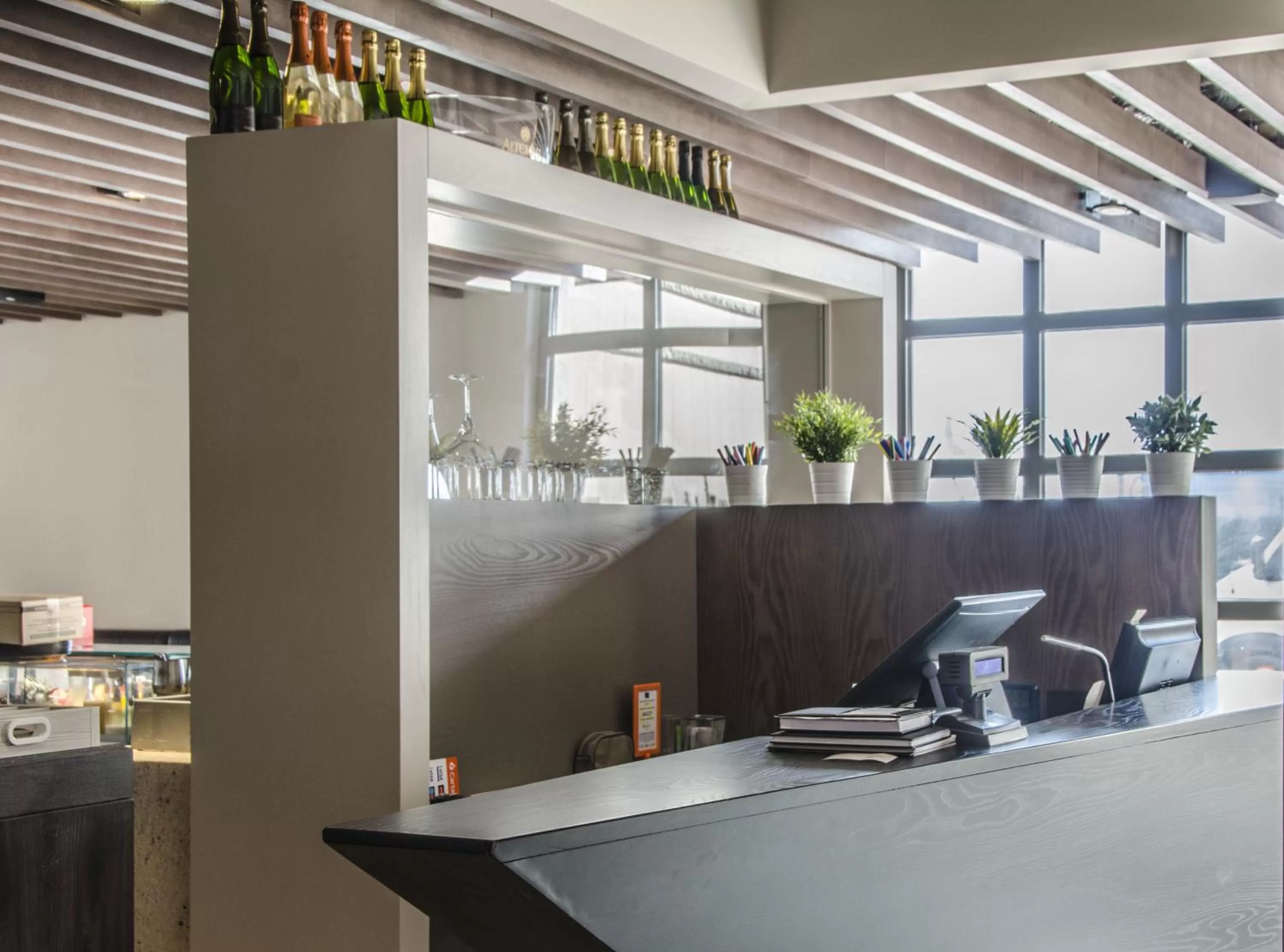 Lobby or reception in Fly Bike Hotel