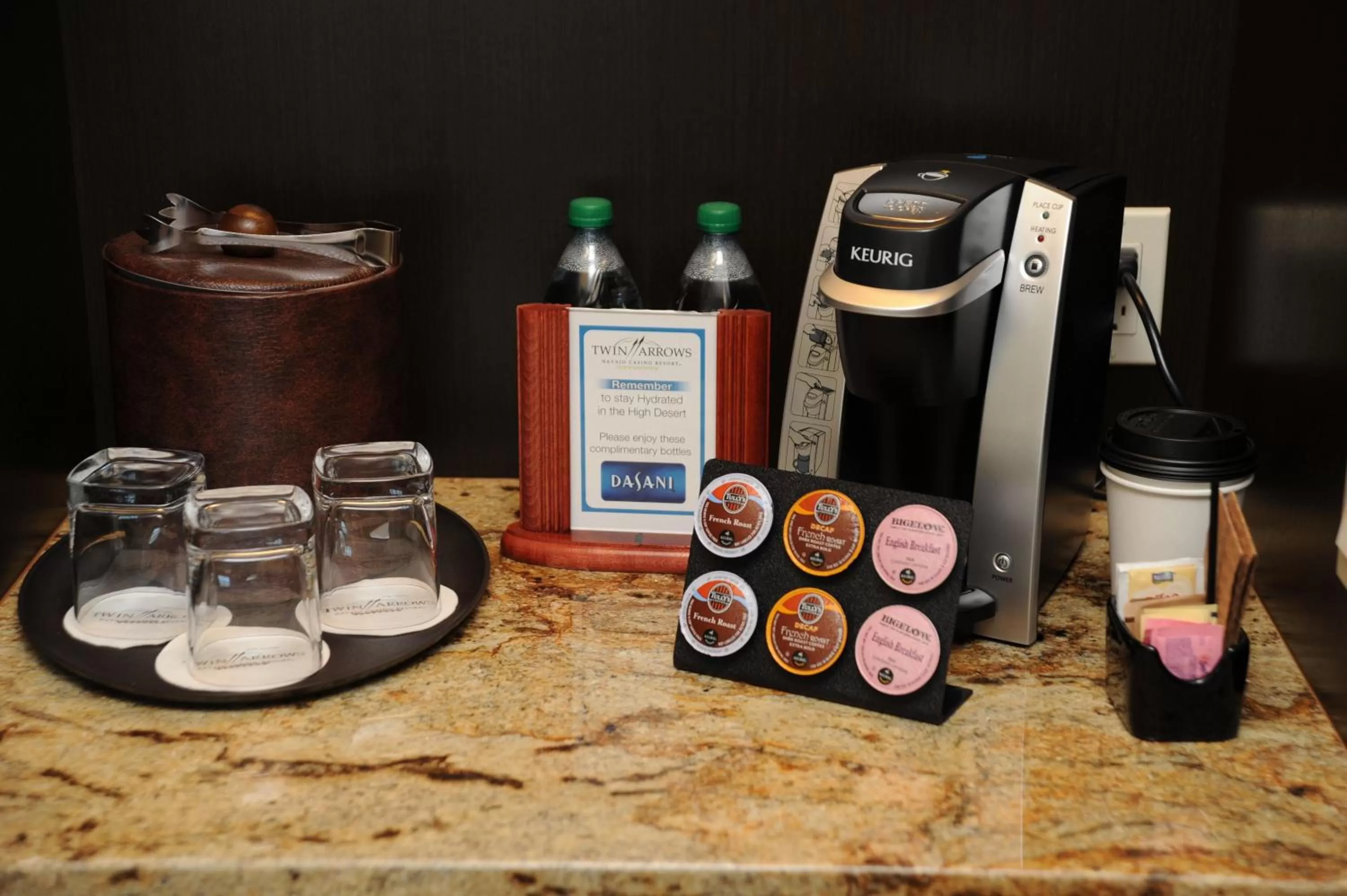 Drinks in Twin Arrows Navajo Casino Resort