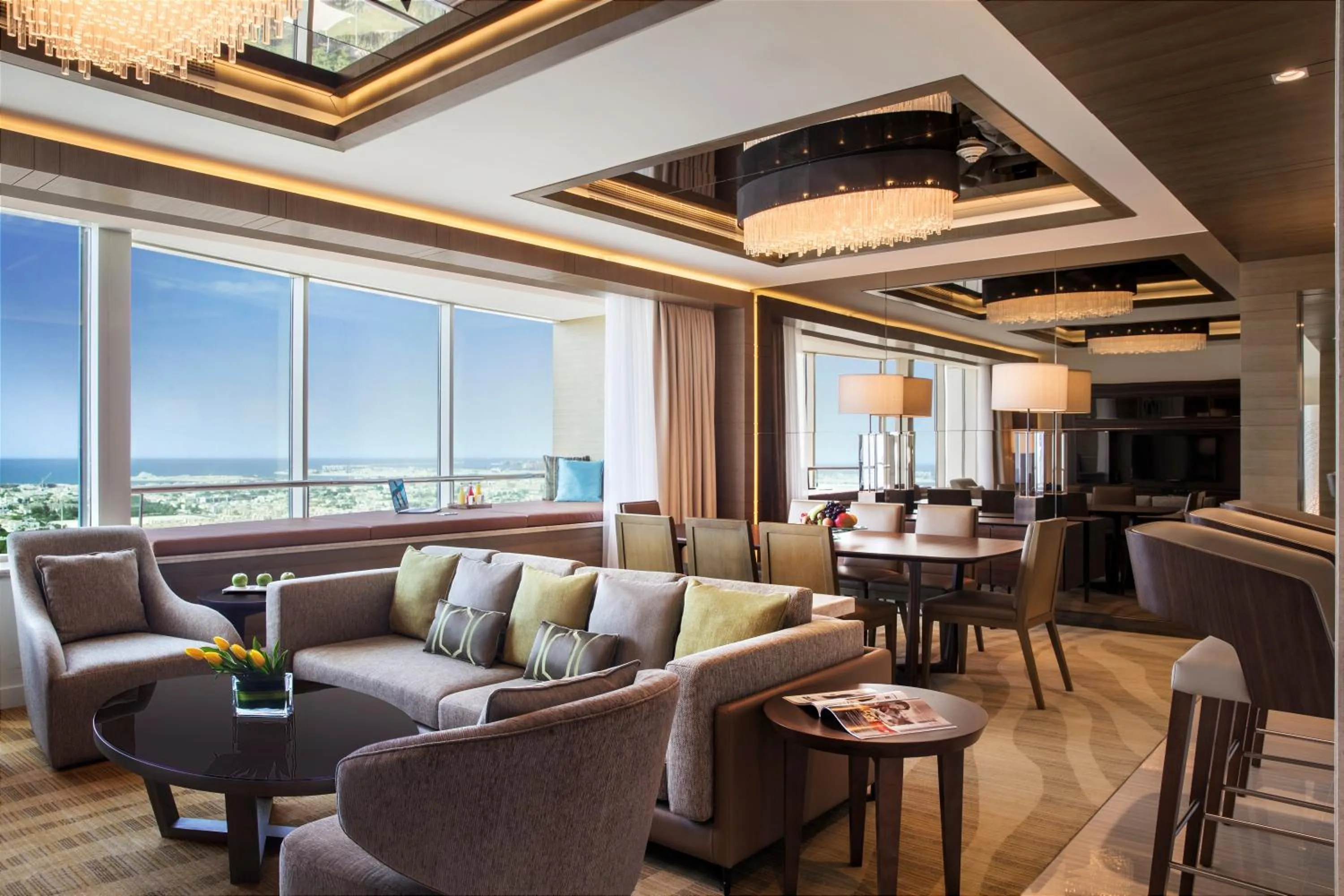 Living room in Towers Rotana - Dubai