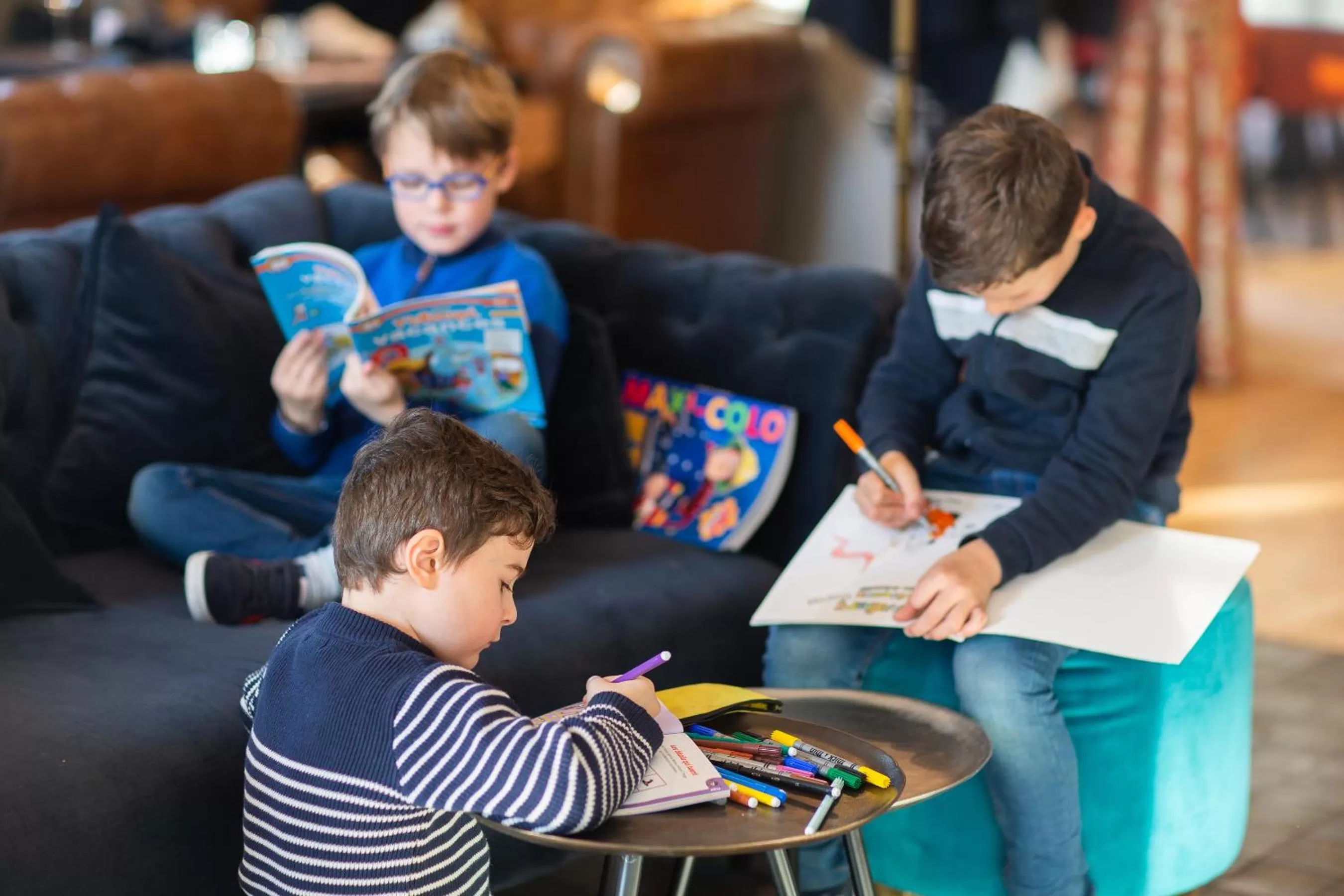 children in Mercure Rambouillet Relays Du Château